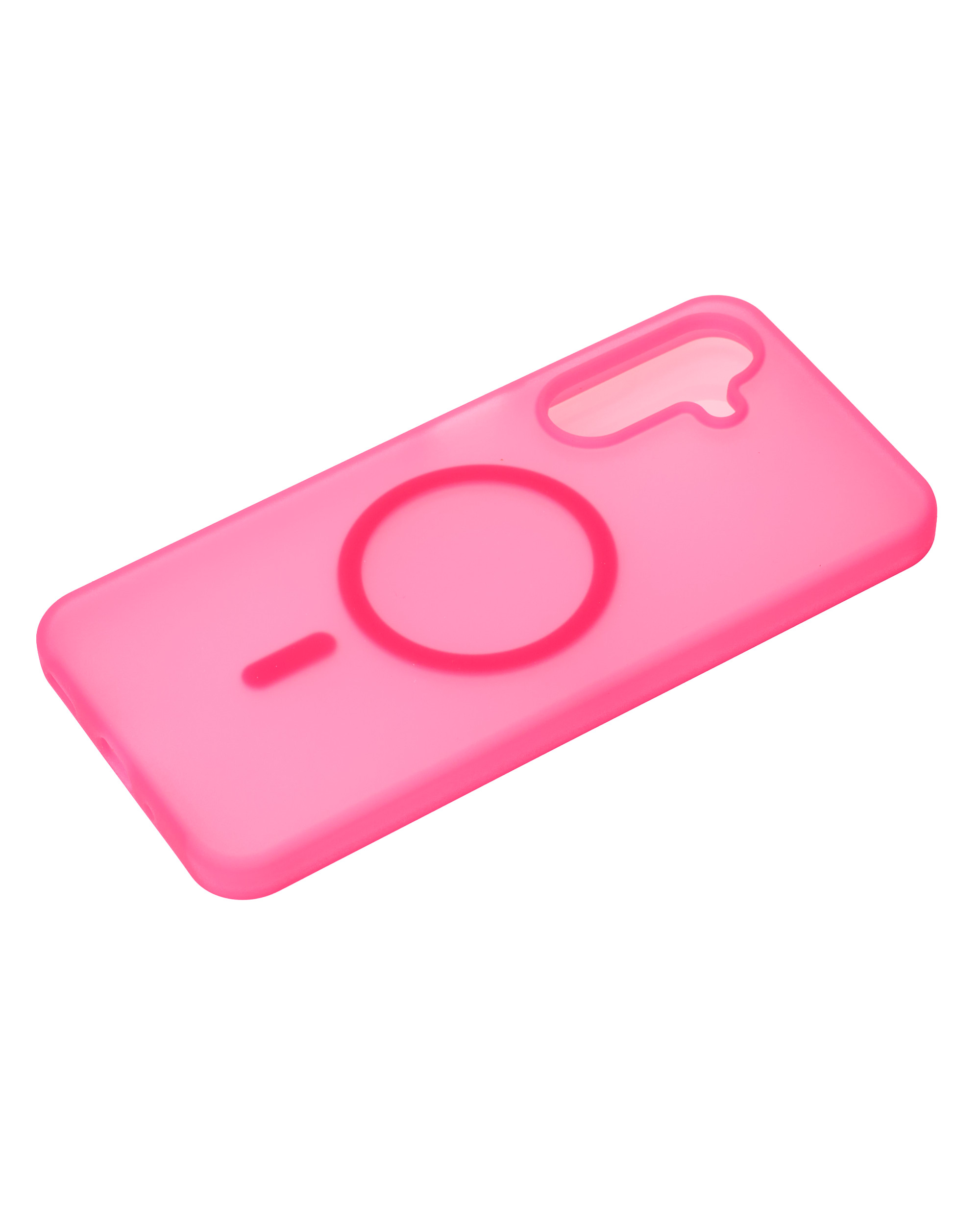 Силиконовый чехол SOFT MATT с поддержкой MagSafe для Samsung A17 rose red