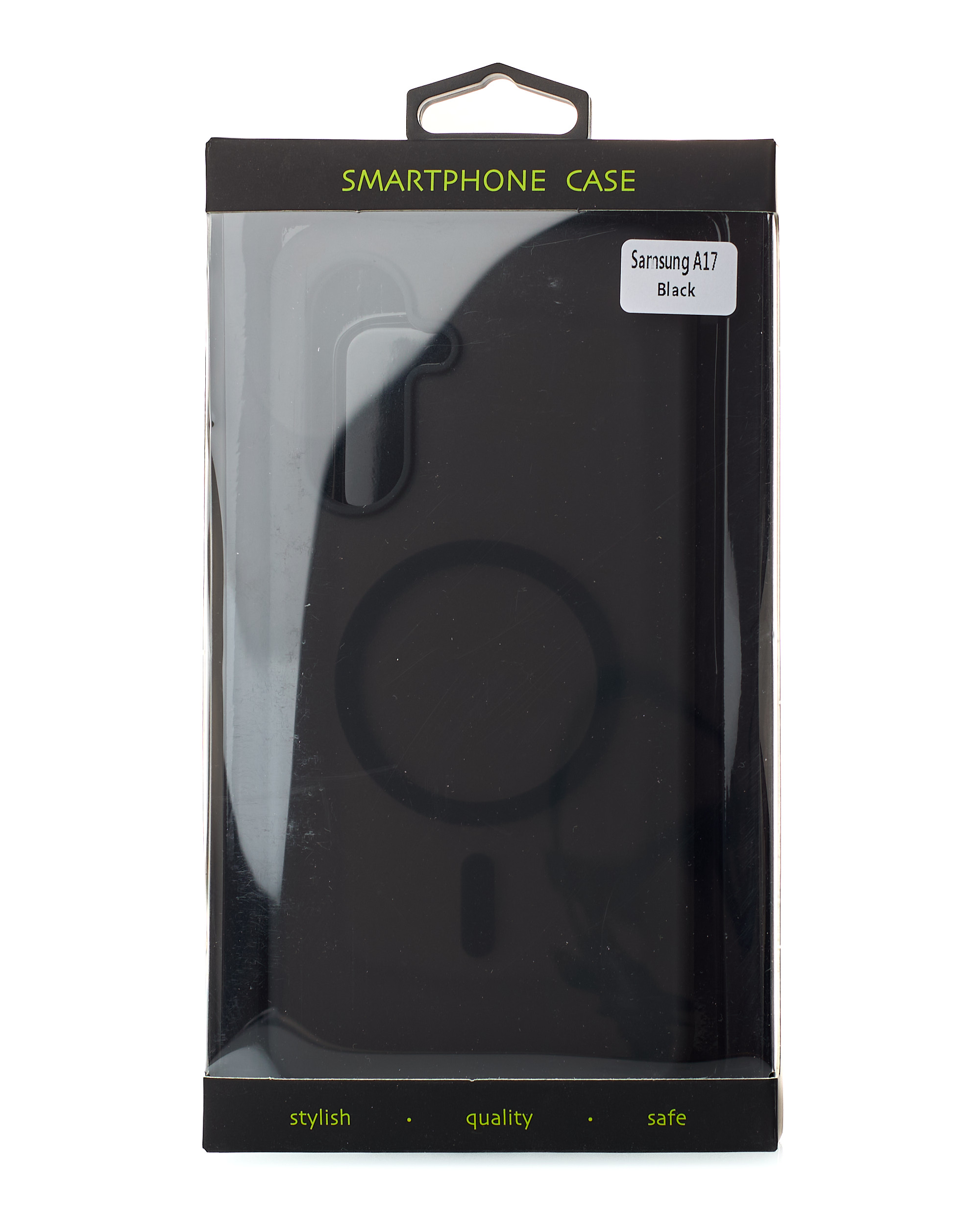 Силиконовый чехол SOFT MATT с поддержкой MagSafe для Samsung A17 black