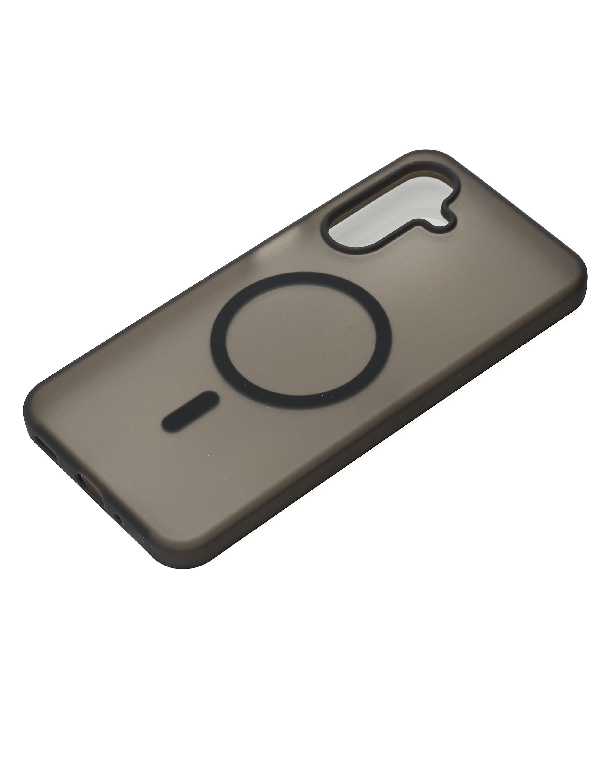 Силиконовый чехол SOFT MATT с поддержкой MagSafe для Samsung A17 black