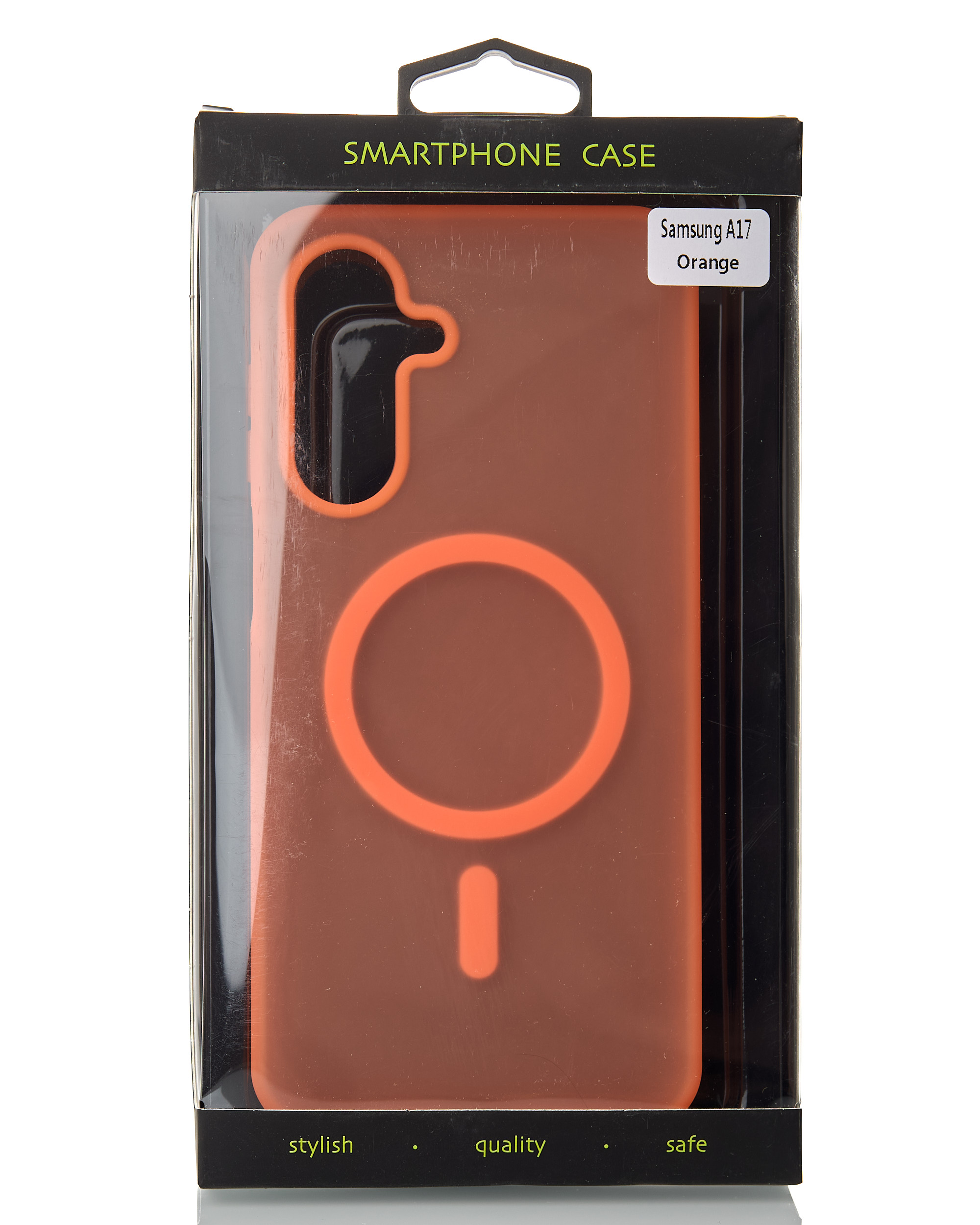 Силиконовый чехол SOFT MATT с поддержкой MagSafe для Samsung A17 orange