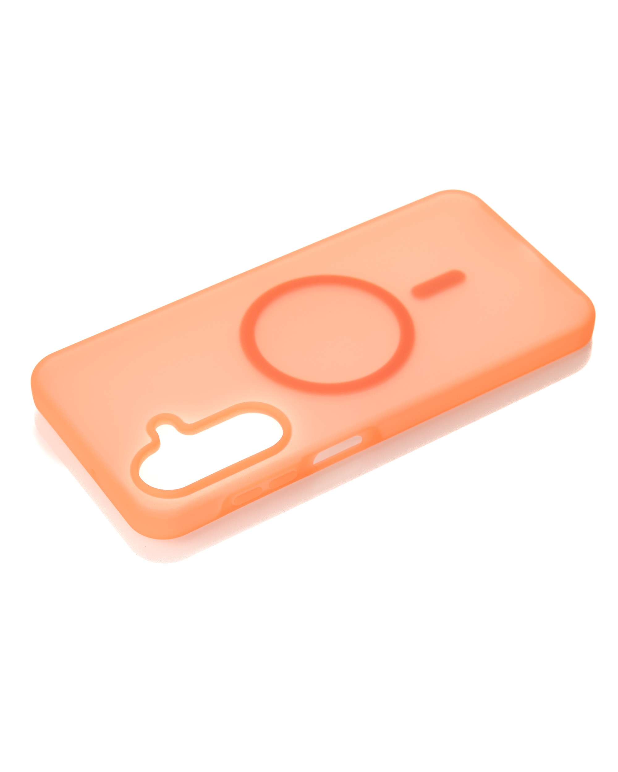 Силиконовый чехол SOFT MATT с поддержкой MagSafe для Samsung A17 orange