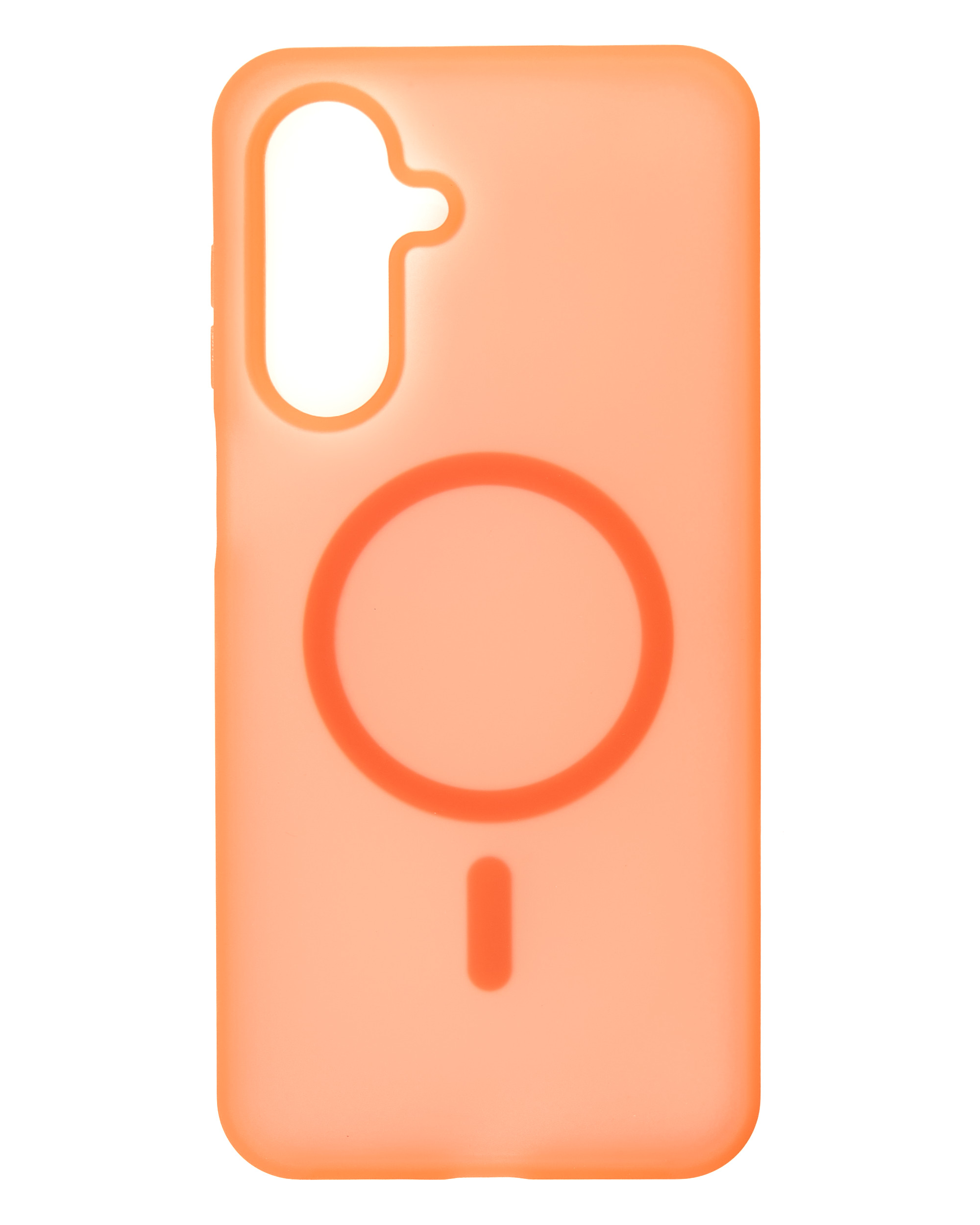 Силиконовый чехол SOFT MATT с поддержкой MagSafe для Samsung A17 orange