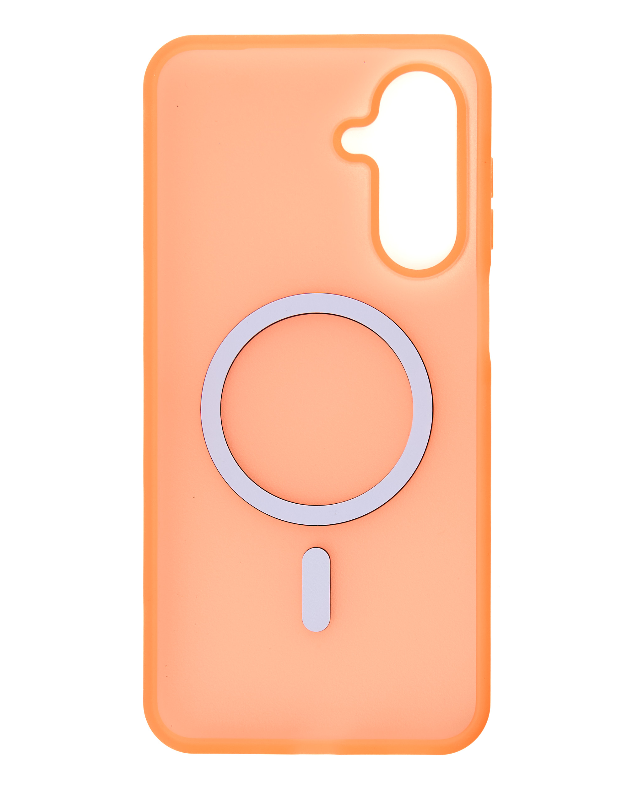 Силиконовый чехол SOFT MATT с поддержкой MagSafe для Samsung A17 orange