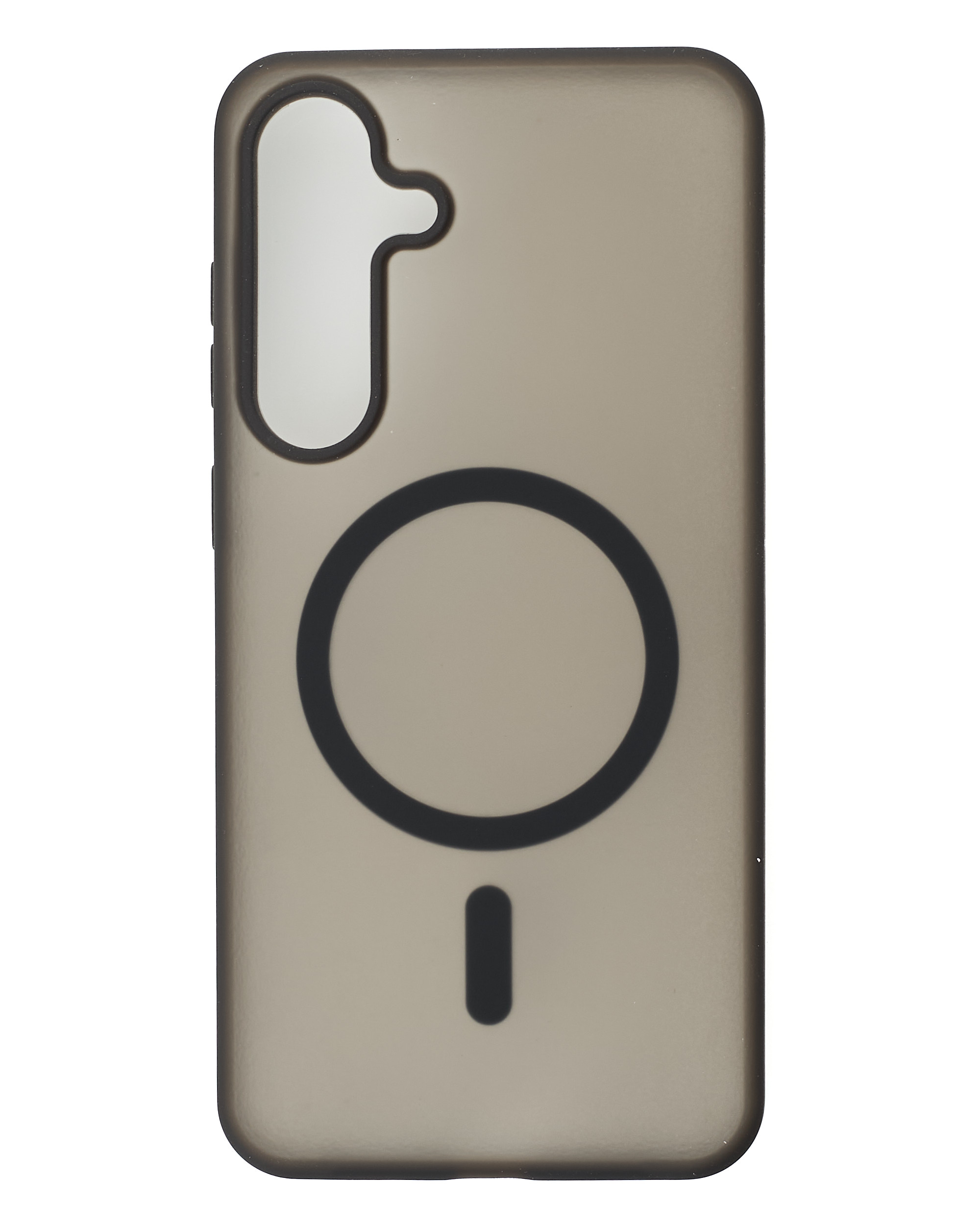 Силиконовый чехол SOFT MATT с поддержкой MagSafe для Samsung S25 FE black