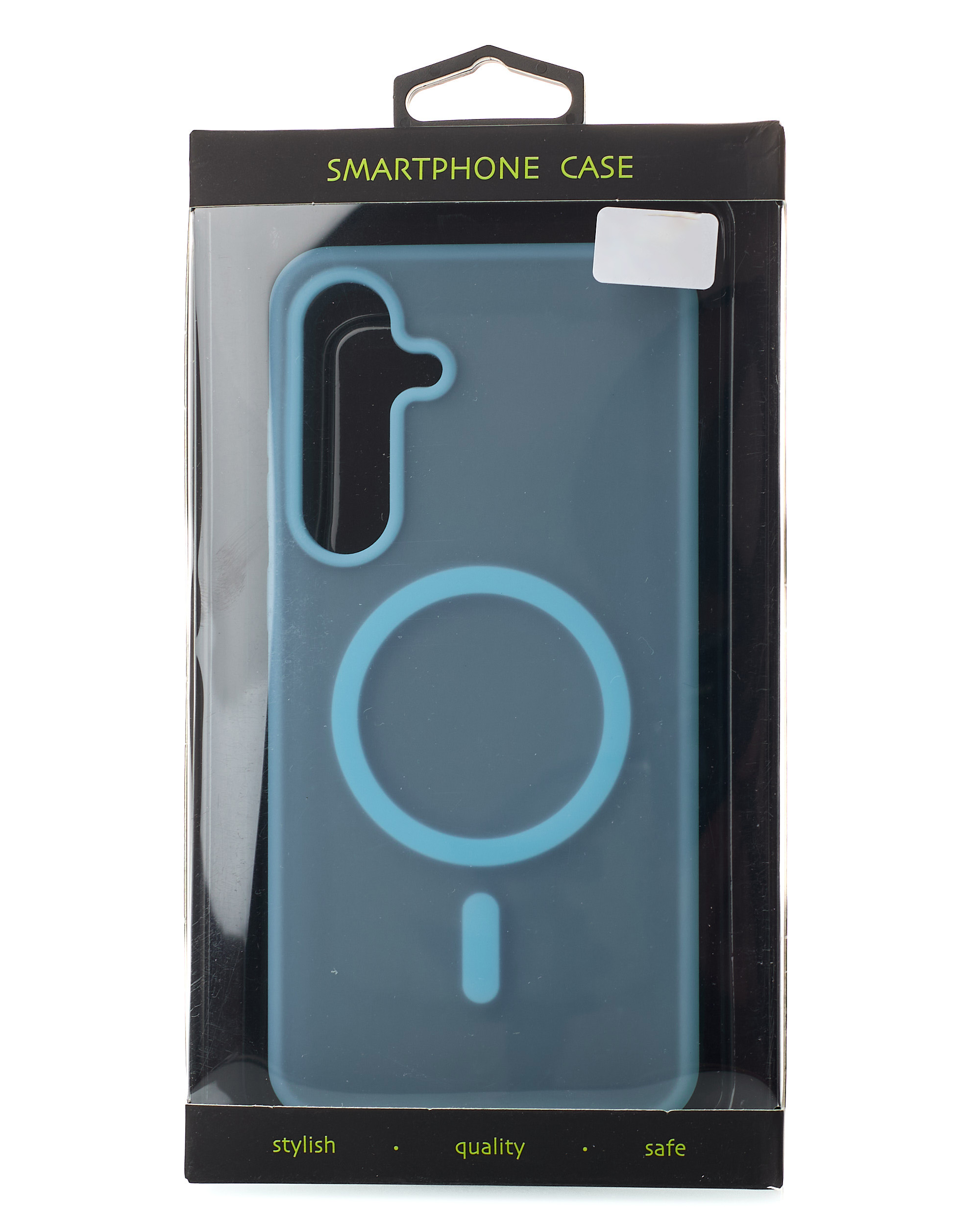 Силиконовый чехол SOFT MATT с поддержкой MagSafe для Samsung S25 FE light blue