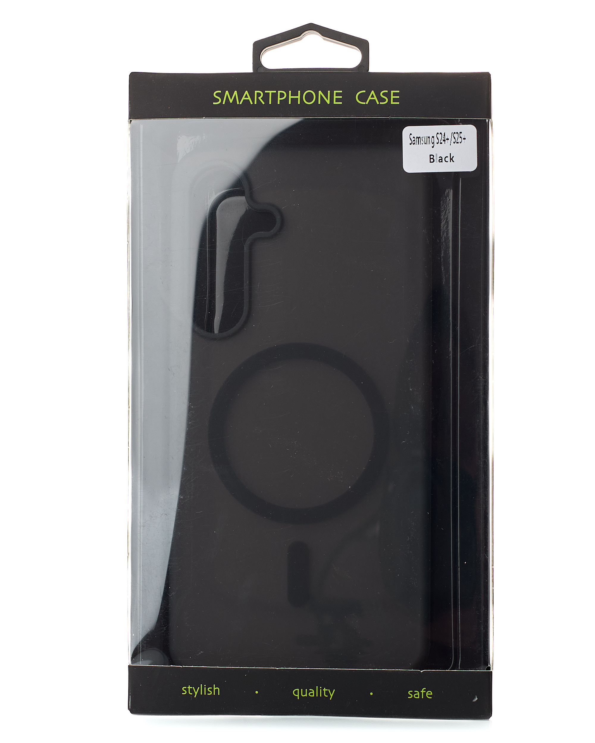 Силиконовый чехол SOFT MATT с поддержкой MagSafe для Samsung S24 Plus/S25 Plus black