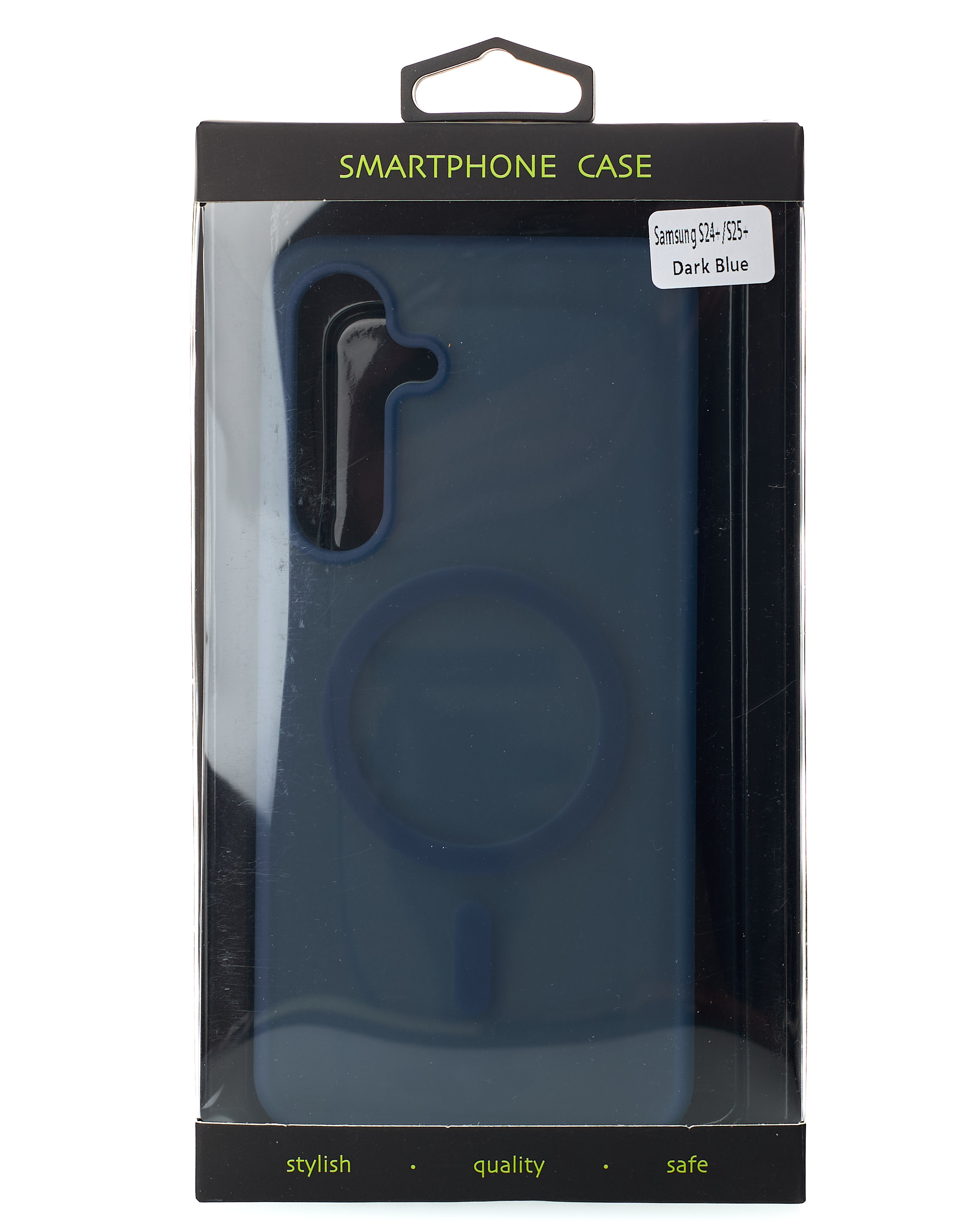 Силиконовый чехол SOFT MATT с поддержкой MagSafe для Samsung S24 Plus/S25 Plus dark blue