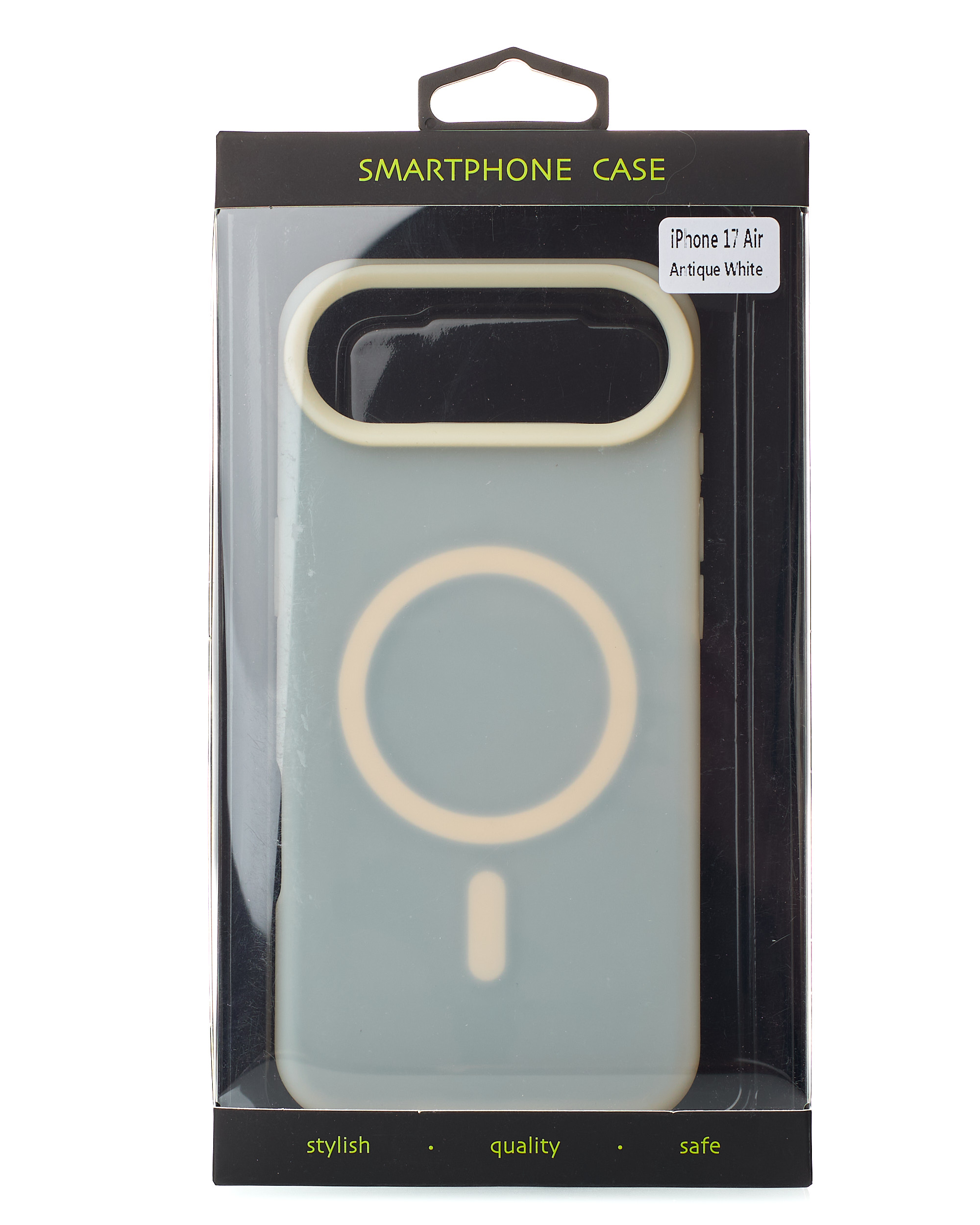 Силиконовый чехол SOFT MATT с поддержкой MagSafe для iPhone 17 AIR antique white