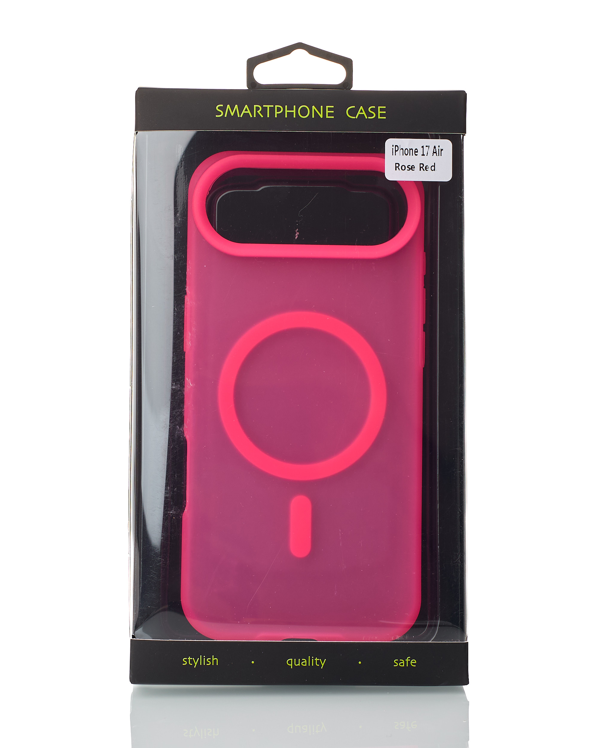 Силиконовый чехол SOFT MATT с поддержкой MagSafe для iPhone 17 AIR rose red