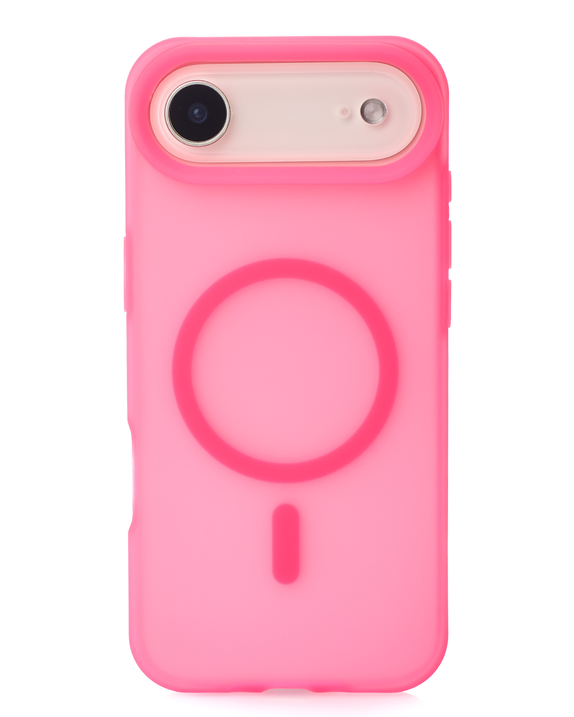 Силиконовый чехол SOFT MATT с поддержкой MagSafe для iPhone 17 AIR rose red