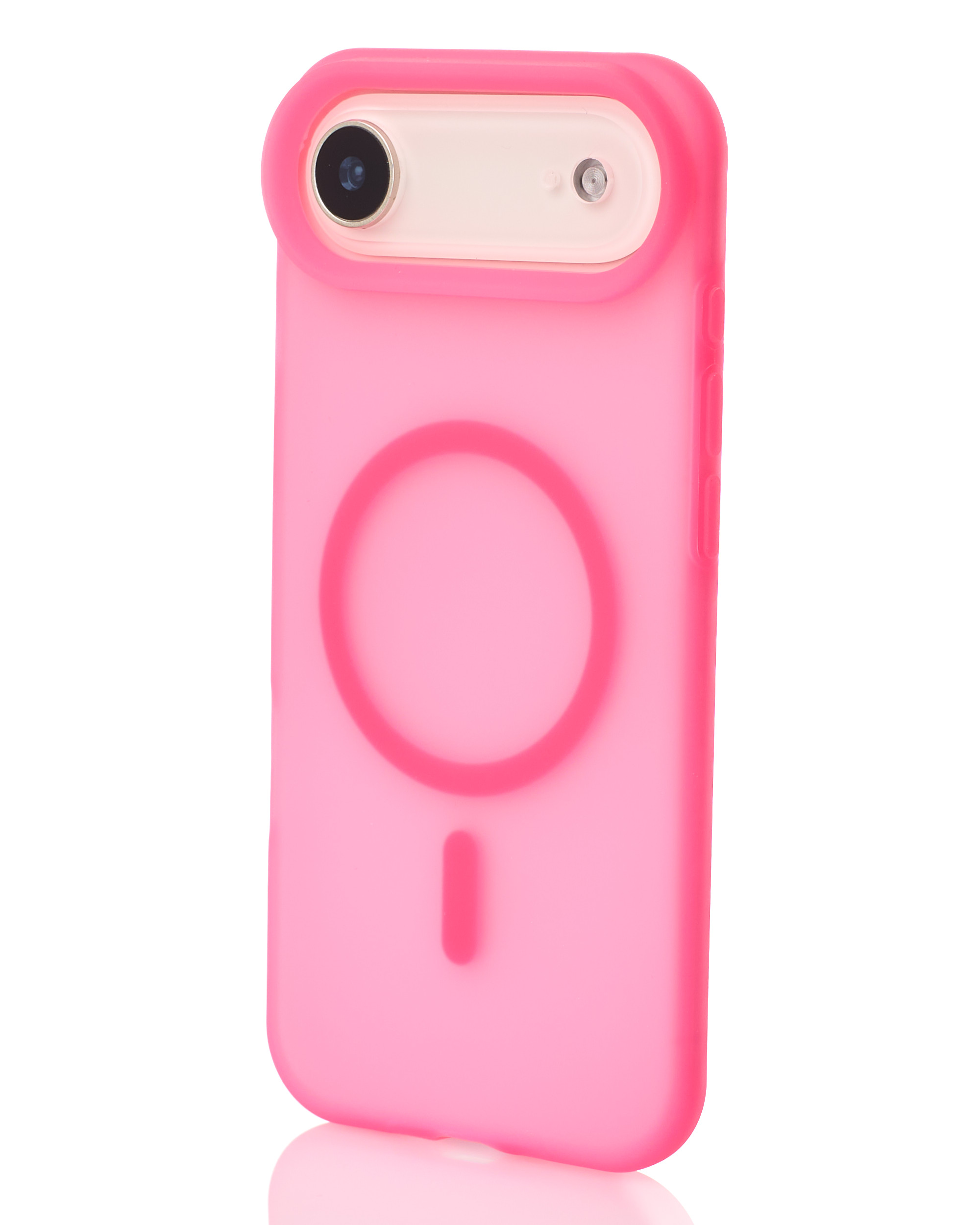 Силиконовый чехол SOFT MATT с поддержкой MagSafe для iPhone 17 AIR rose red