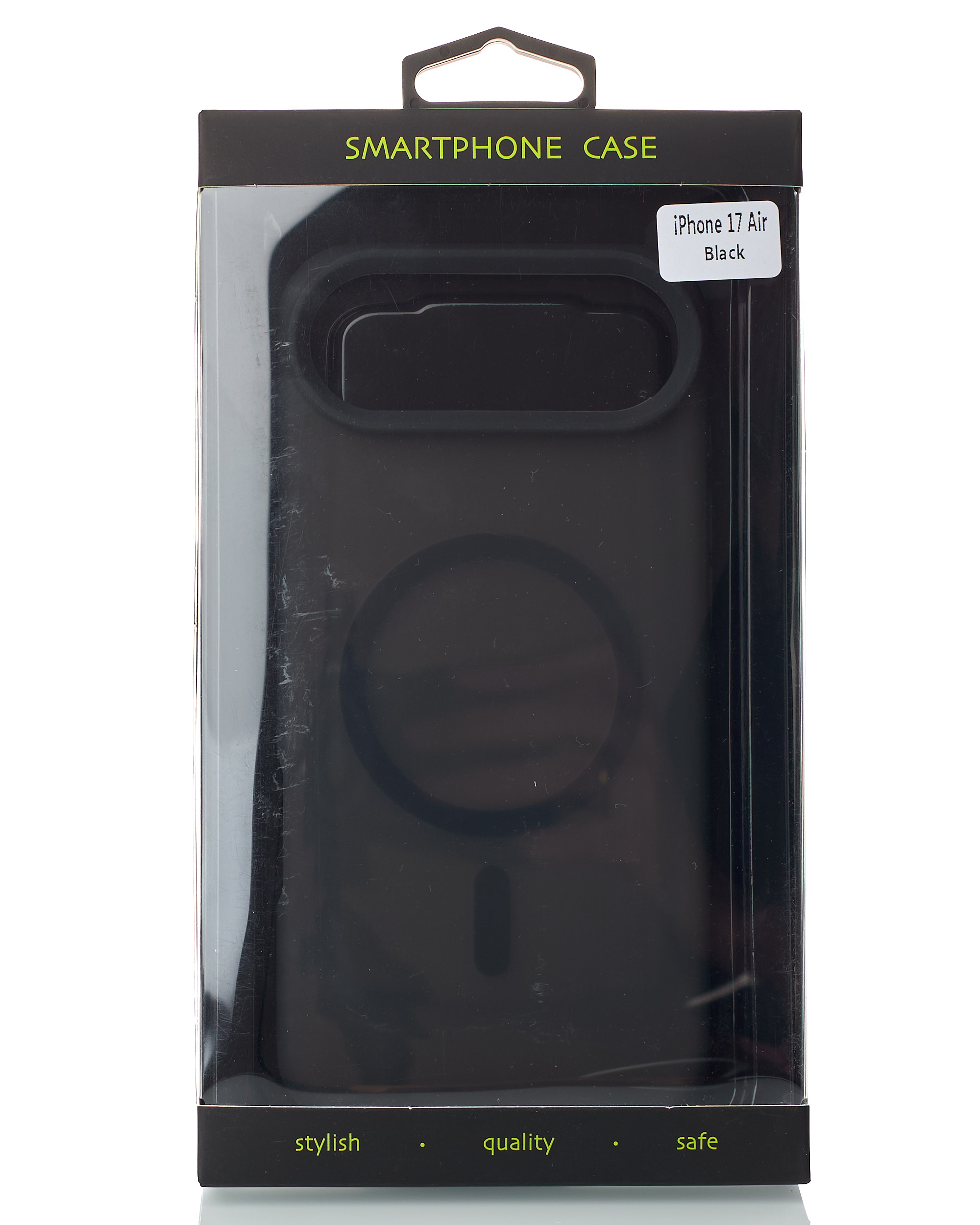 Силиконовый чехол SOFT MATT с поддержкой MagSafe для iPhone 17 AIR black