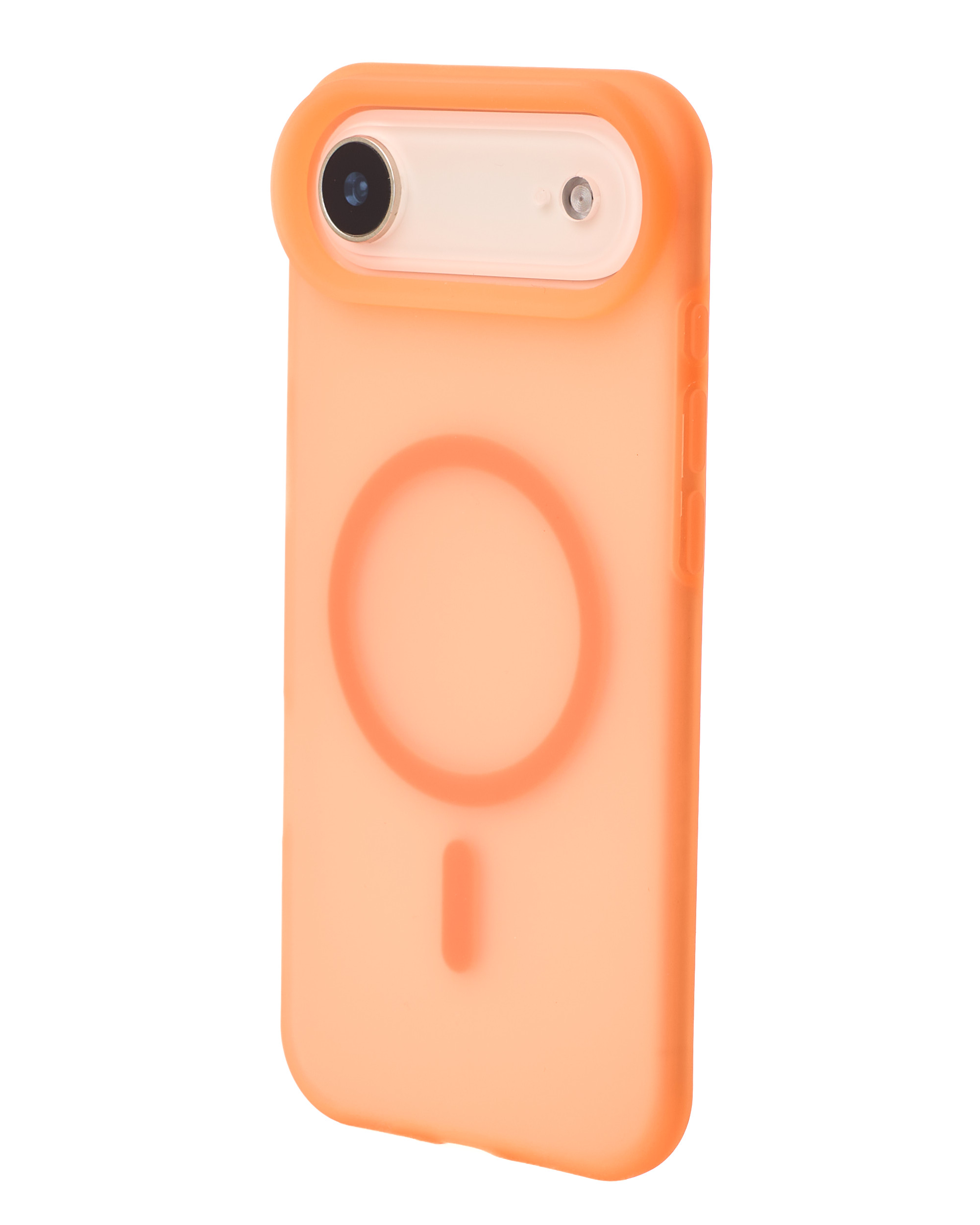 Силиконовый чехол SOFT MATT с поддержкой MagSafe для iPhone 17 AIR orange