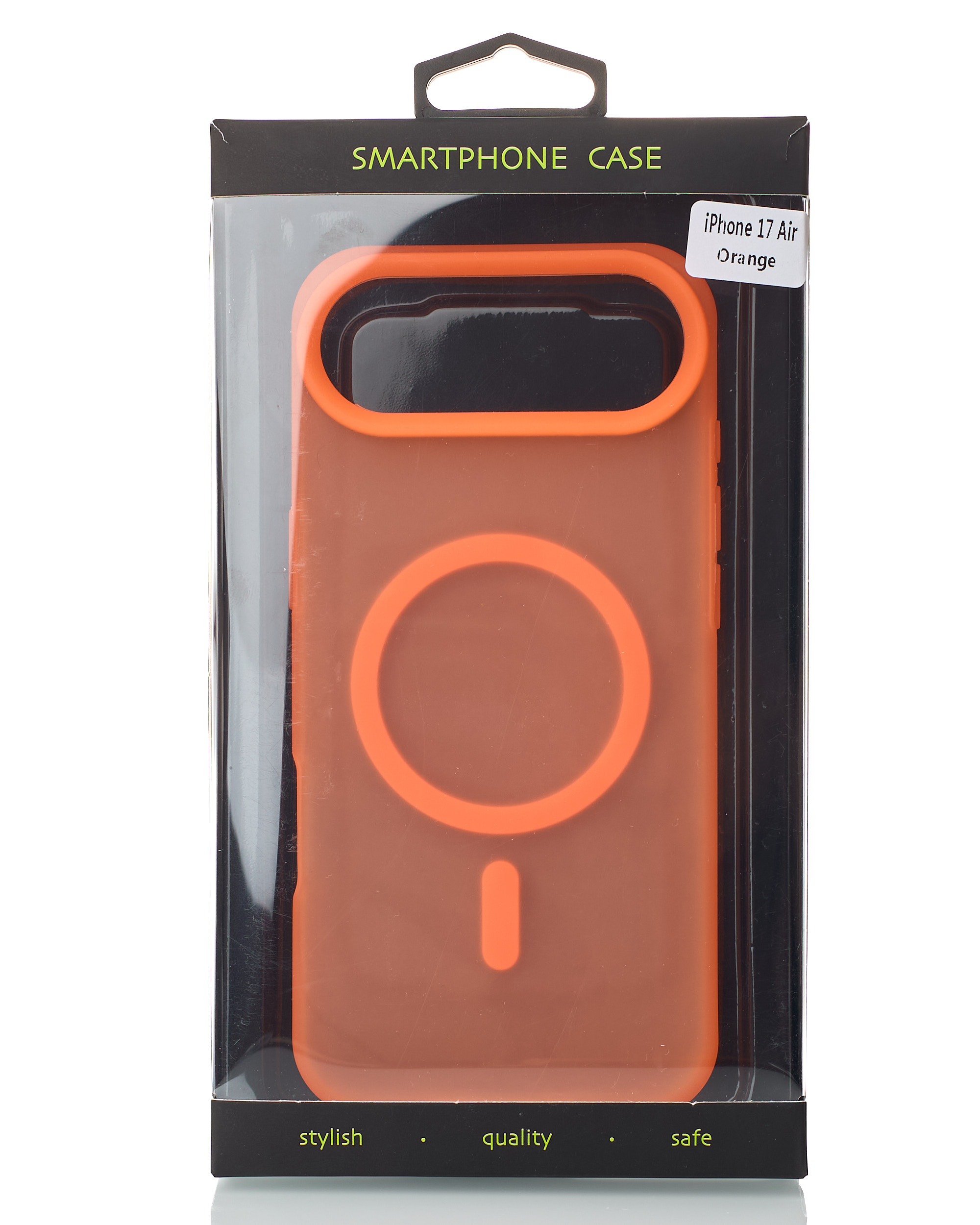 Силиконовый чехол SOFT MATT с поддержкой MagSafe для iPhone 17 AIR orange