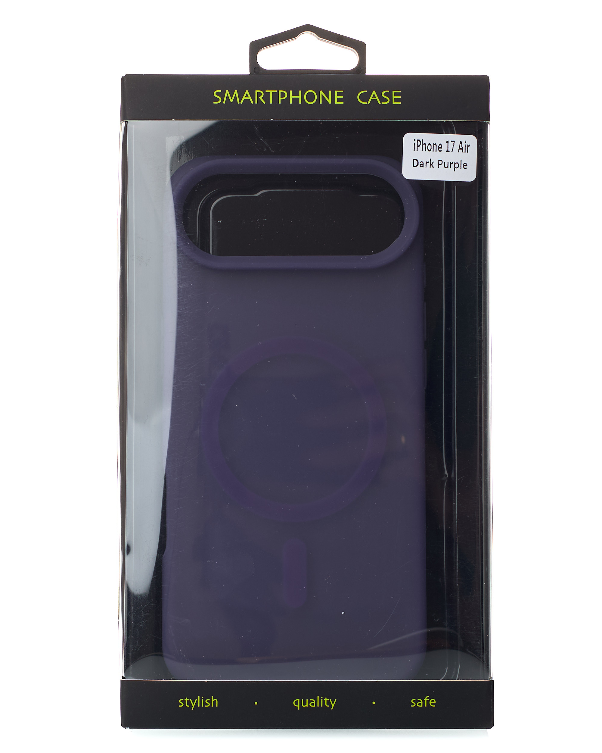 Силиконовый чехол SOFT MATT с поддержкой MagSafe для iPhone 17 AIR dark purple