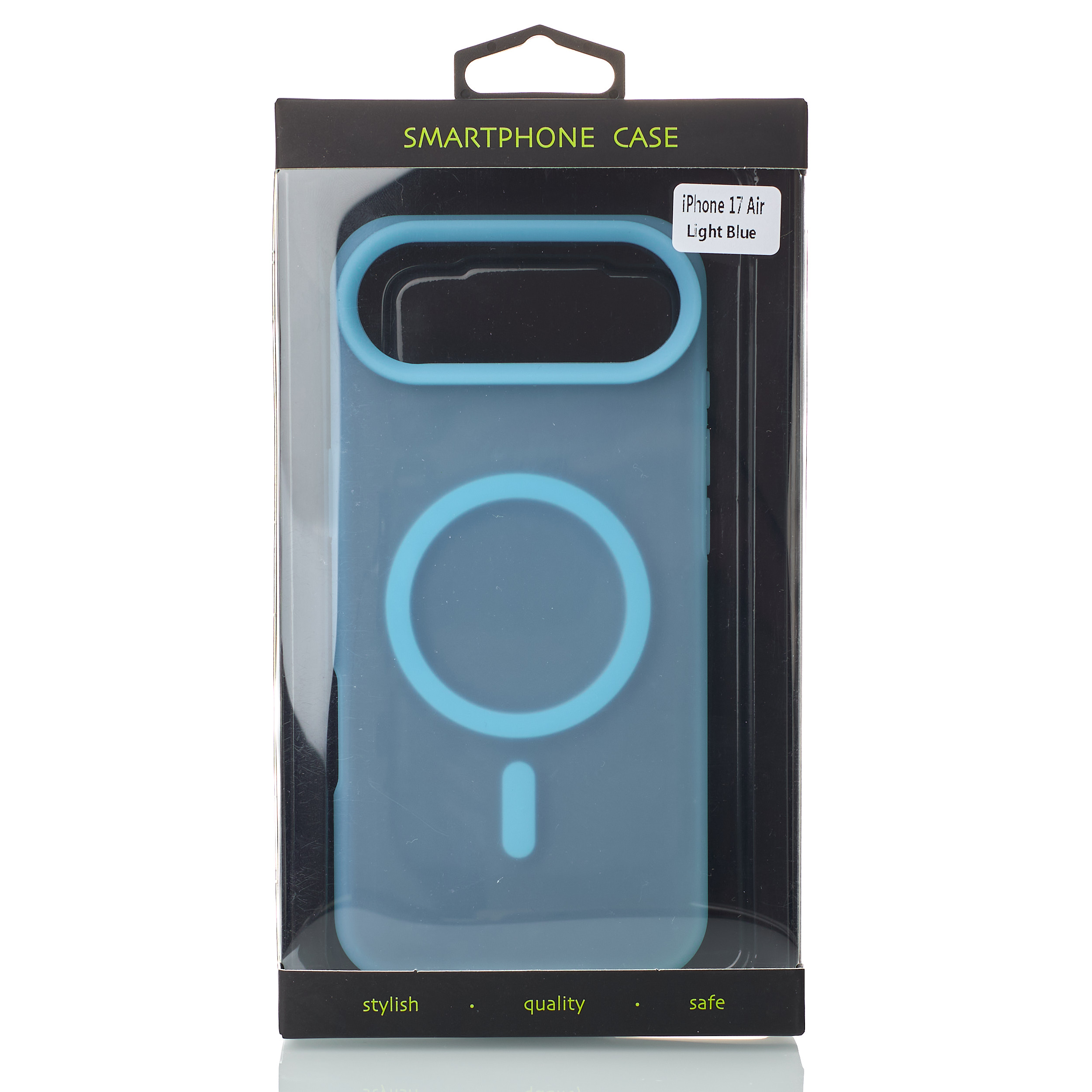 Силиконовый чехол SOFT MATT с поддержкой MagSafe для iPhone 17 AIR light blue