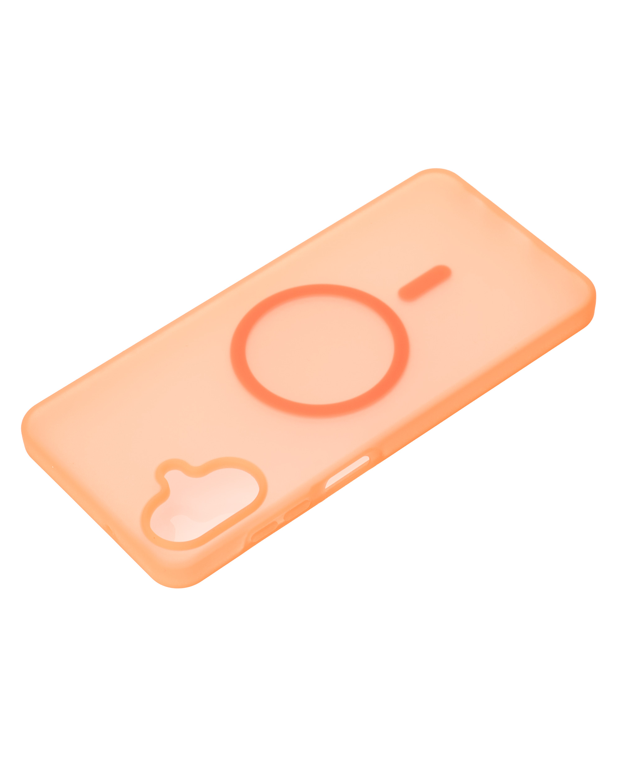 Силиконовый чехол SOFT MATT с поддержкой MagSafe для Samsung A07 orange