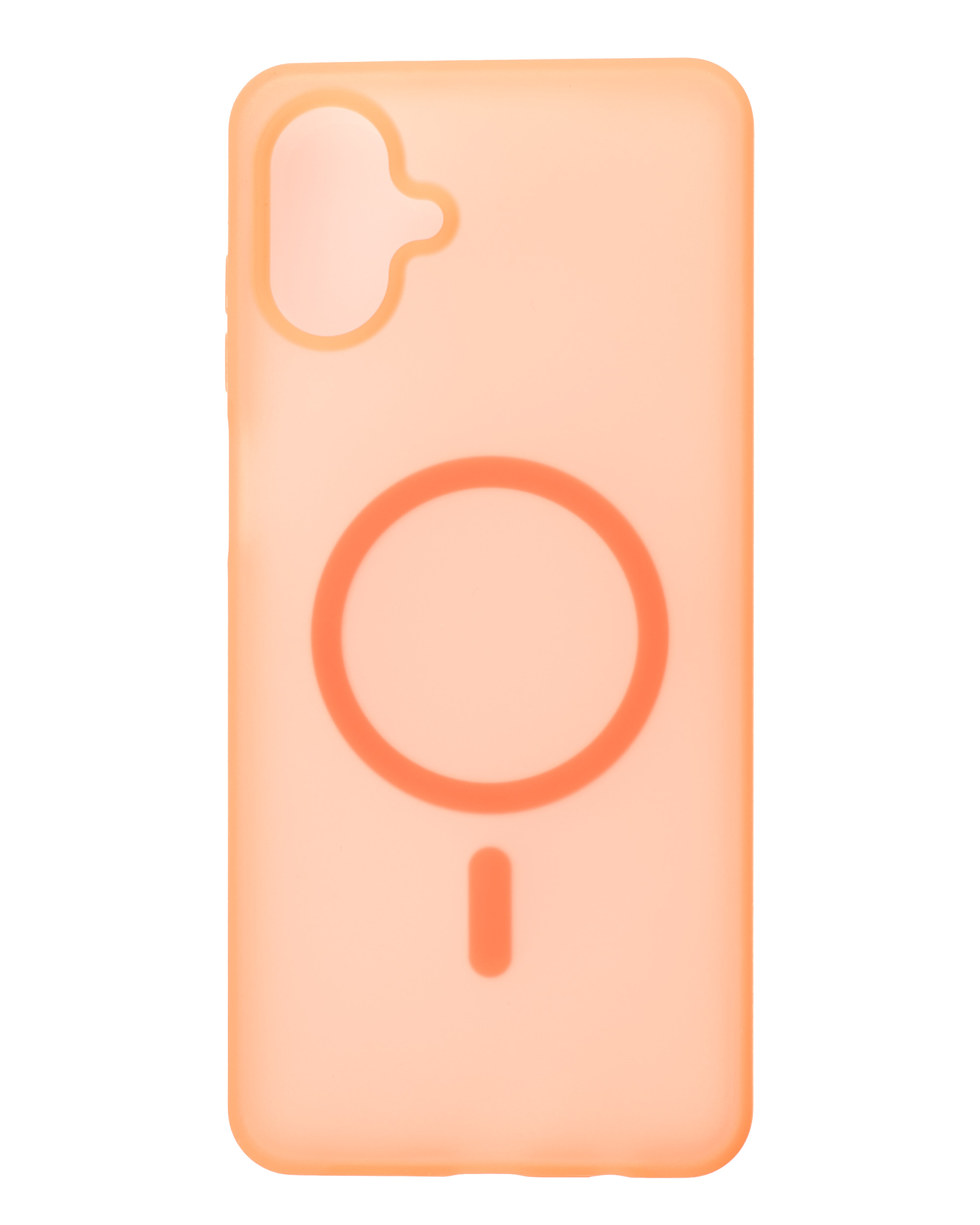 Силиконовый чехол SOFT MATT с поддержкой MagSafe для Samsung A07 orange