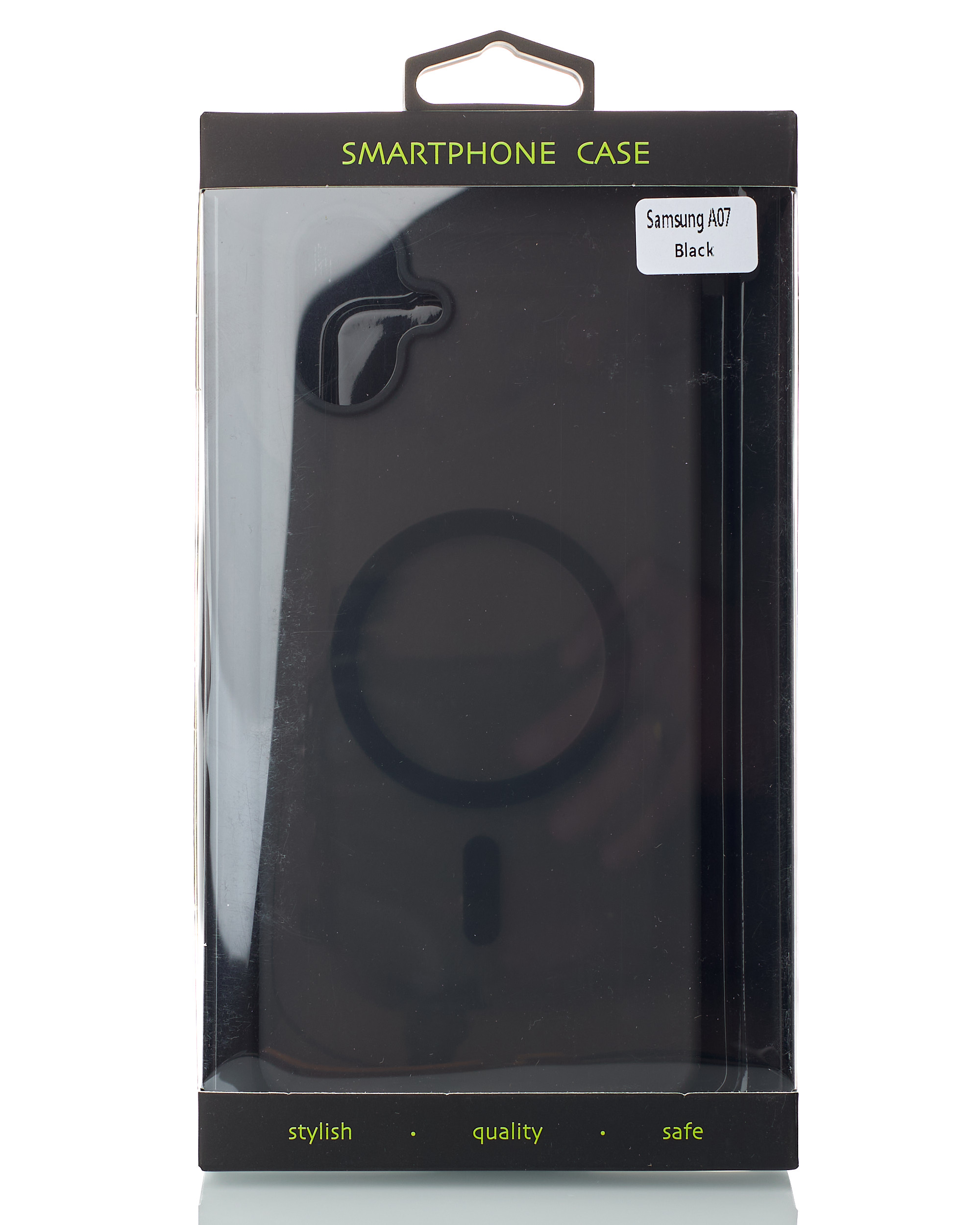 Силиконовый чехол SOFT MATTE с поддержкой MagSafe для Samsung A07 black