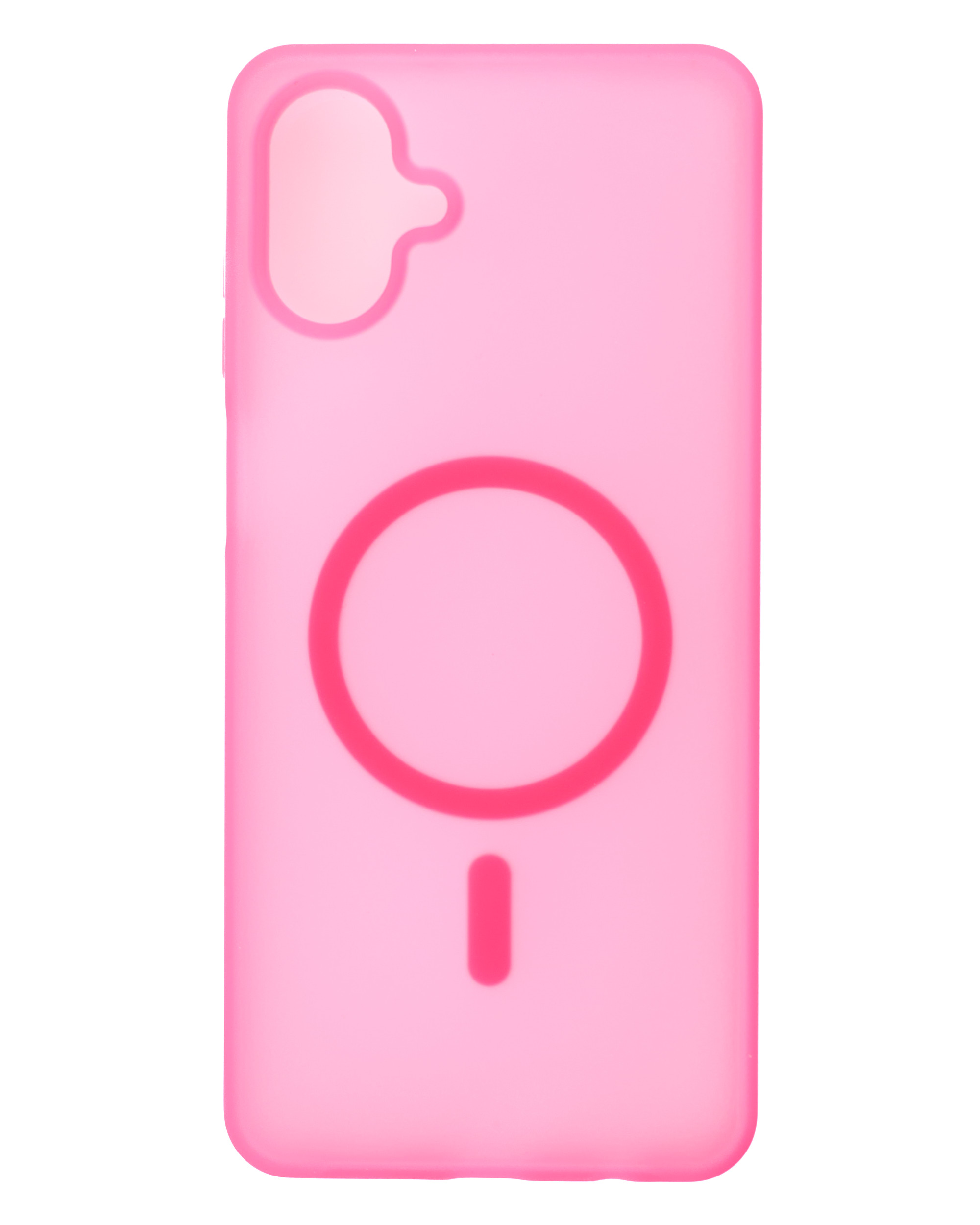 Силиконовый чехол SOFT MATT с поддержкой MagSafe для Samsung A07 rose red