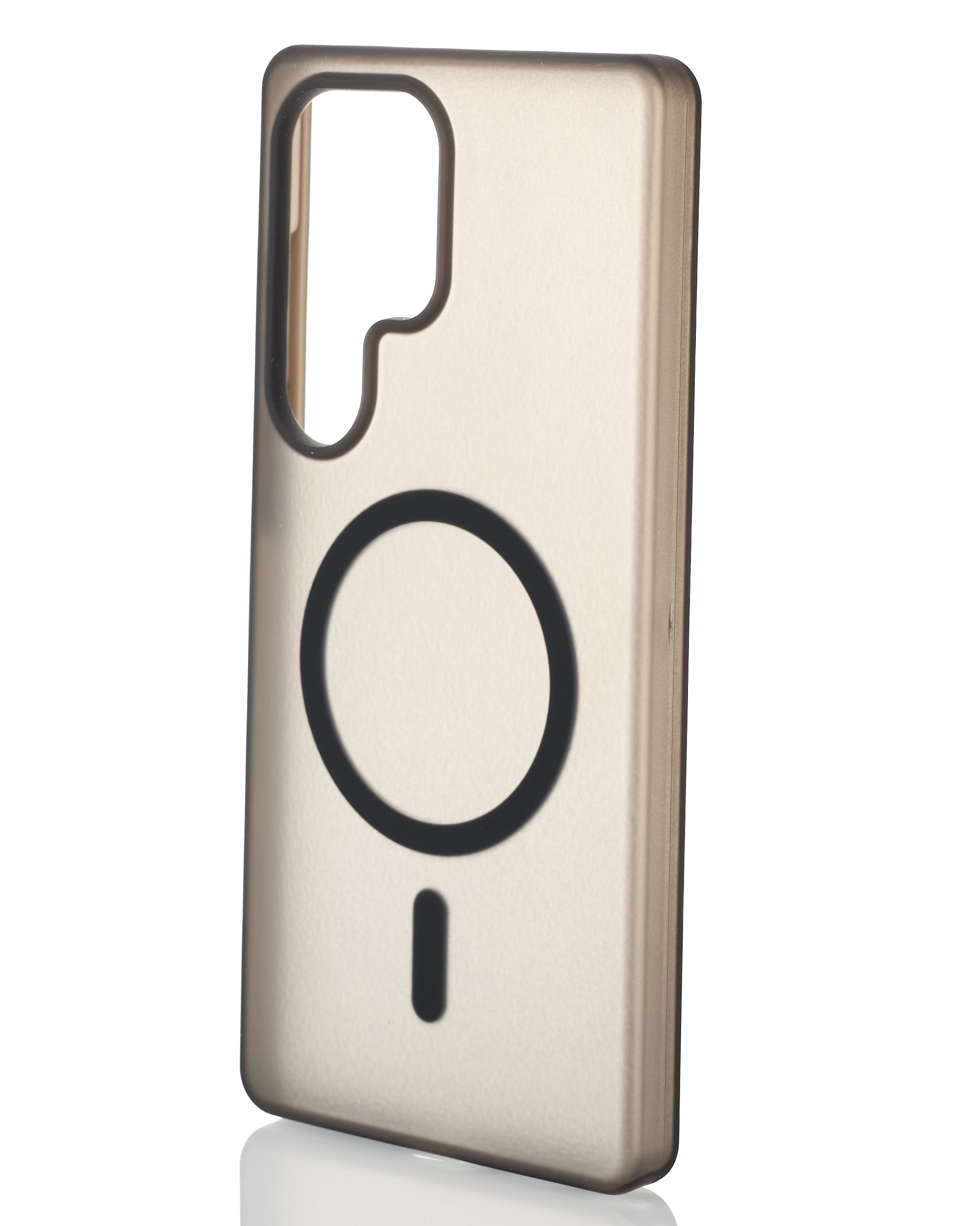 Силиконовый чехол SOFT MATT с поддержкой MagSafe для Samsung S25 Ultra black