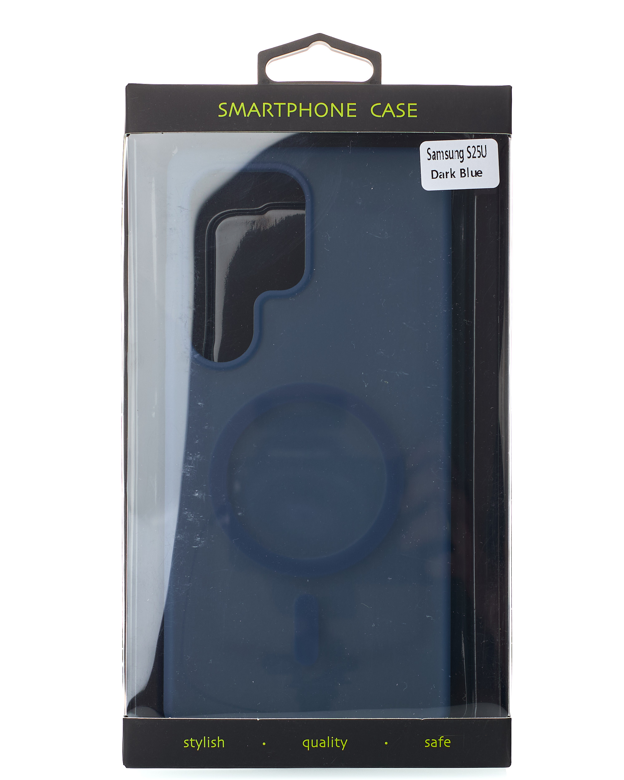 Силиконовый чехол SOFT MATT с поддержкой MagSafe для Samsung S25 Ultra dark blue