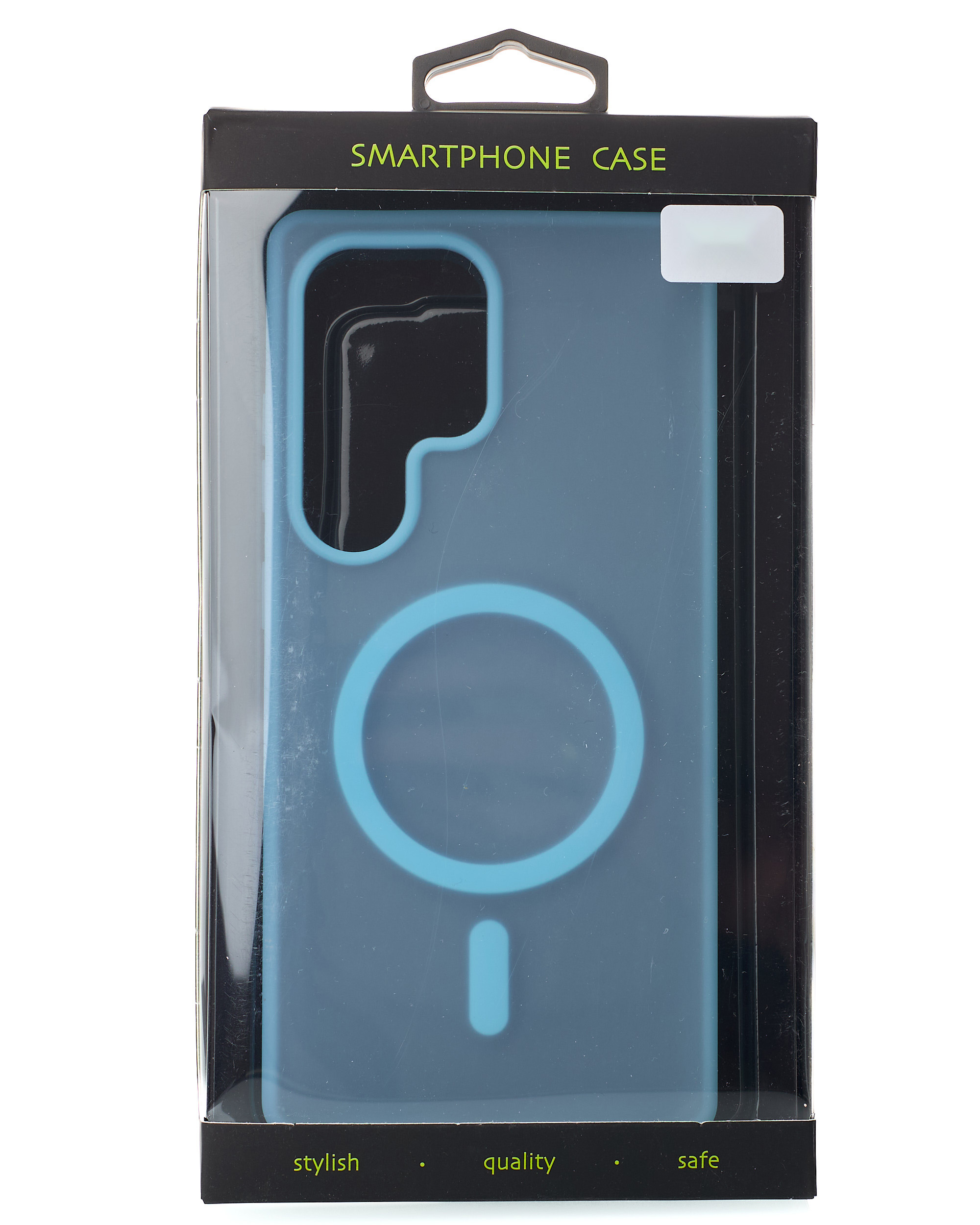 Силиконовый чехол SOFT MATT с поддержкой MagSafe для Samsung S24 Ultra light blue