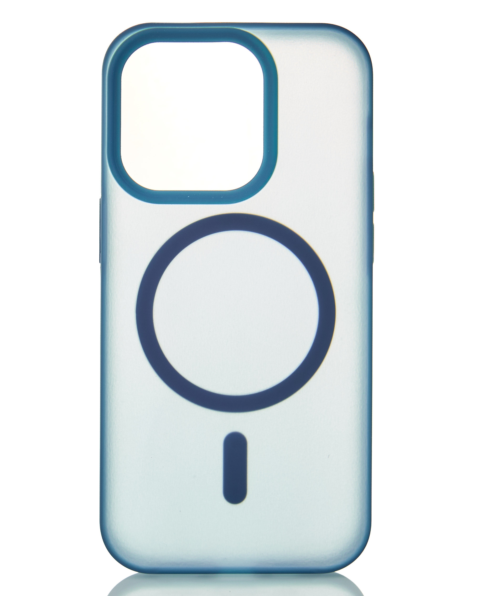 Силиконовый чехол SOFT MATT с поддержкой MagSafe для iPhone 13 Pro dark blue