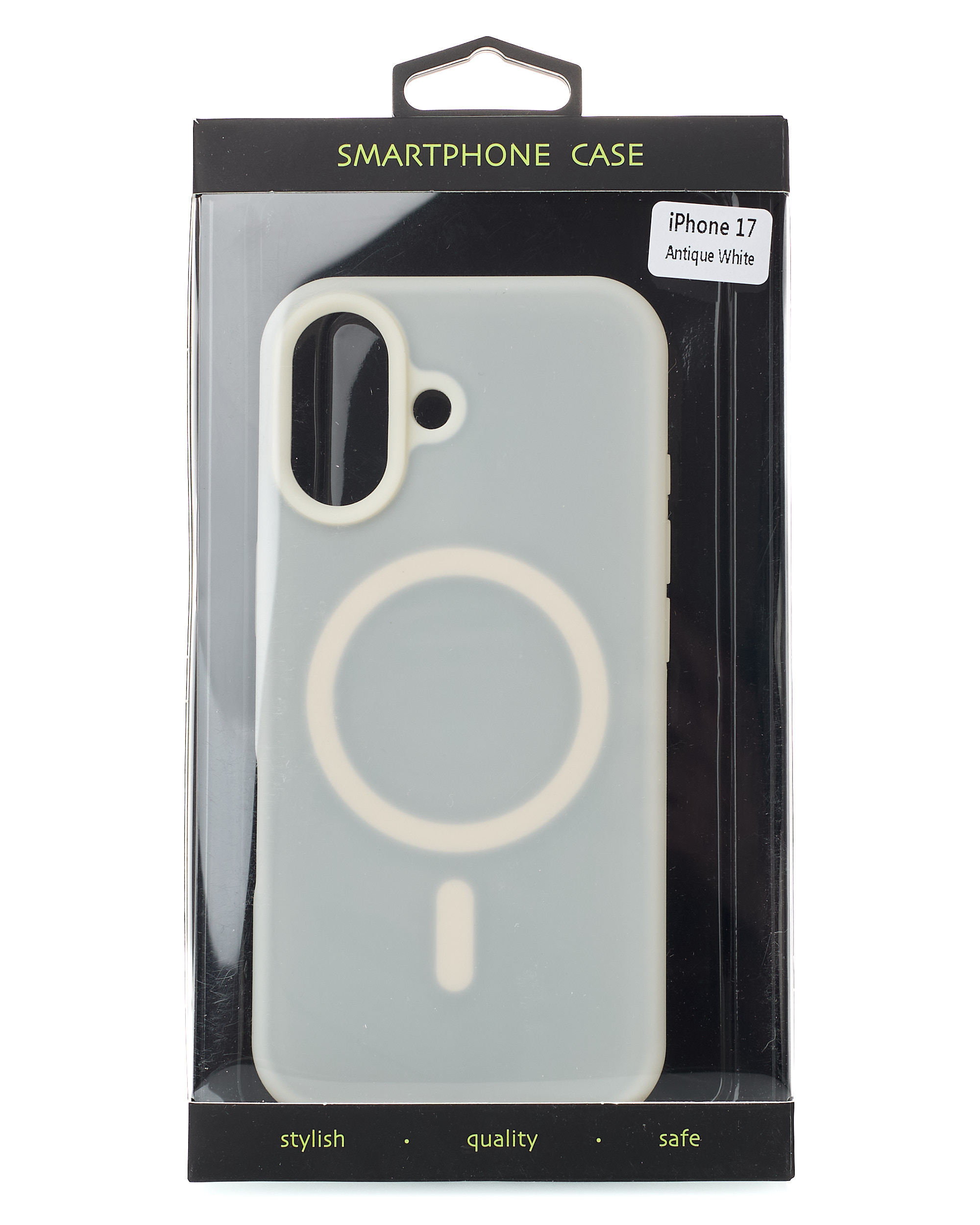 Силиконовый чехол SOFT MATT с поддержкой MagSafe для iPhone 17 antique white