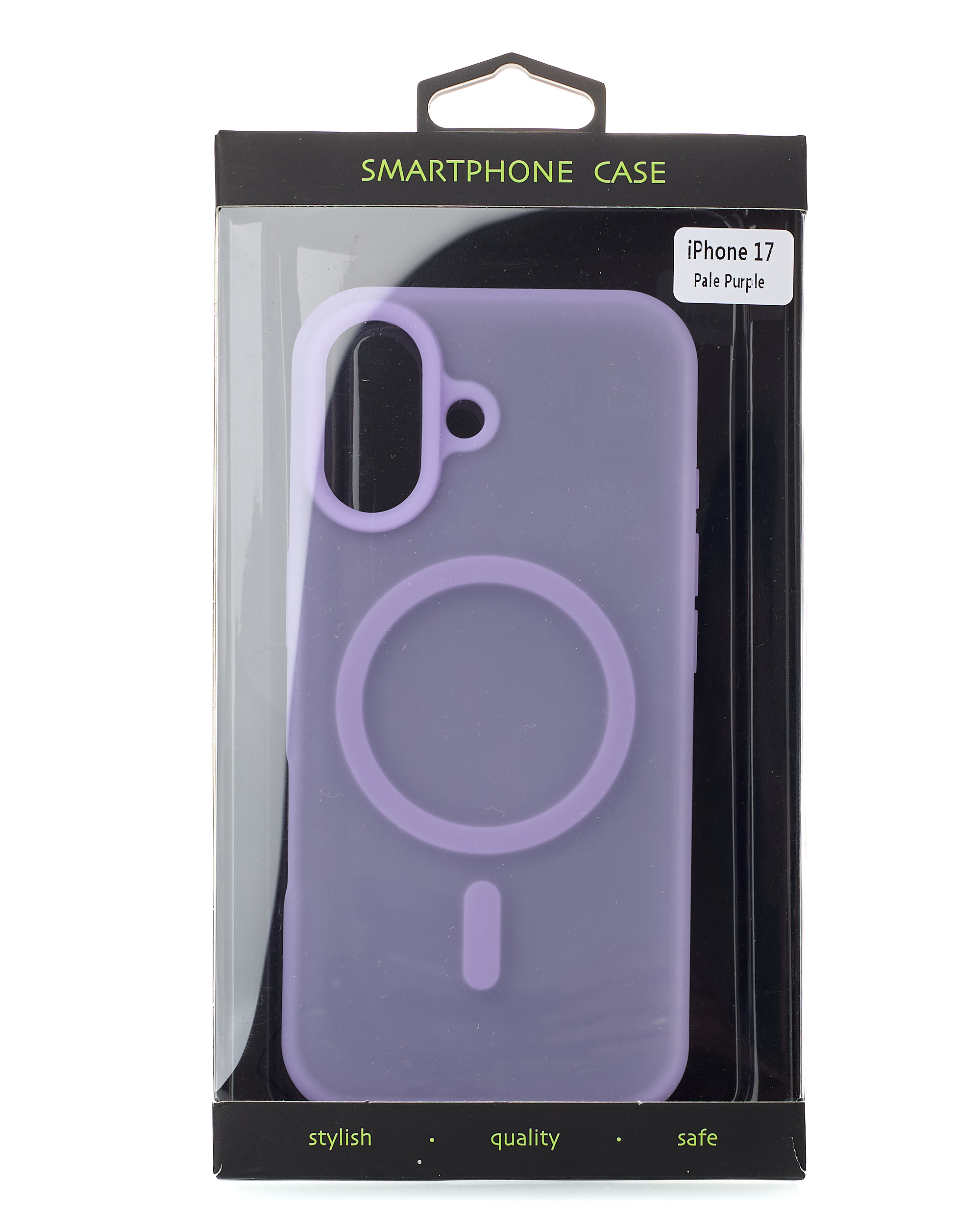 Силиконовый чехол SOFT MATT с поддержкой MagSafe для iPhone 17 pale purple