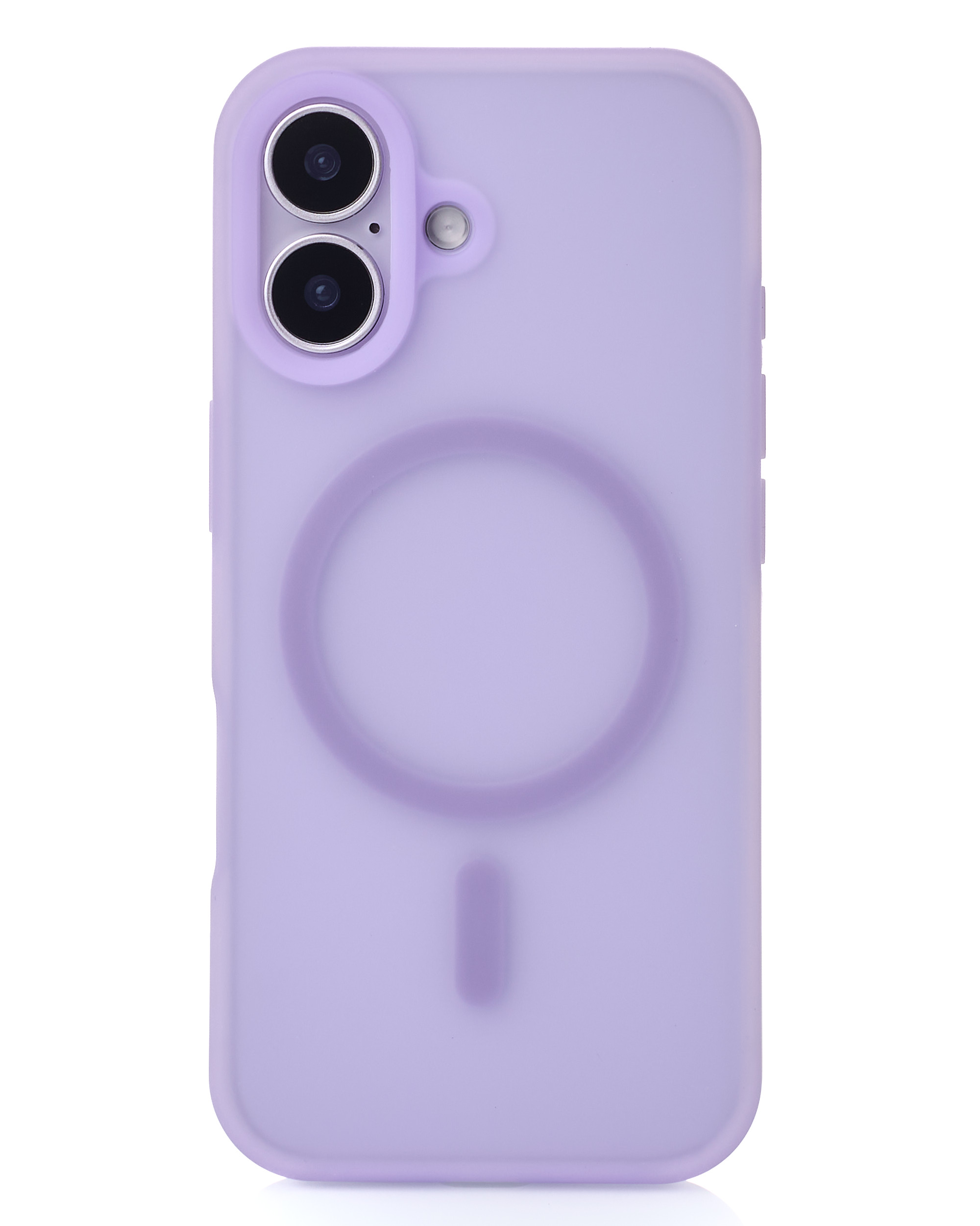 Силиконовый чехол SOFT MATT с поддержкой MagSafe для iPhone 17 pale purple