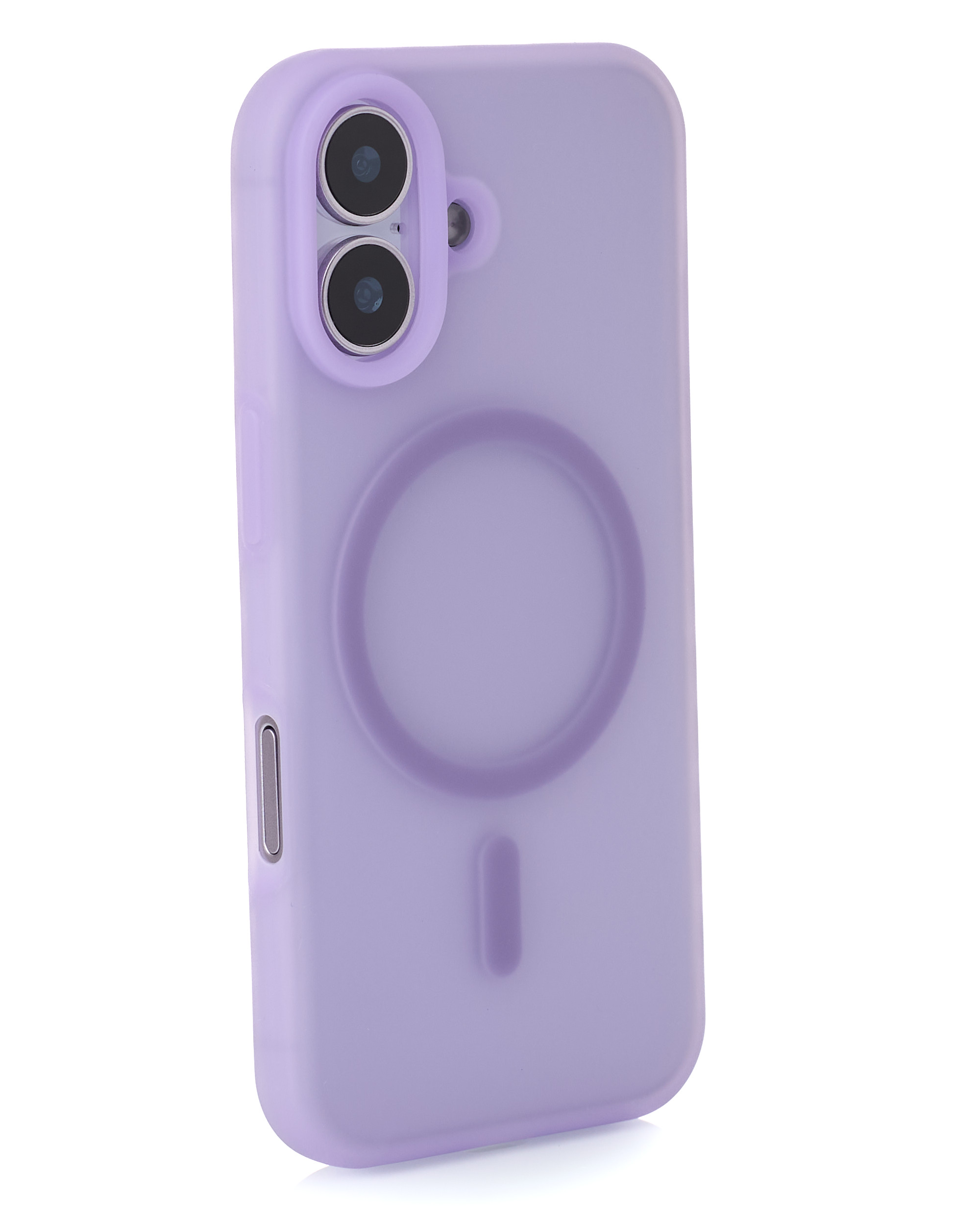 Силиконовый чехол SOFT MATT с поддержкой MagSafe для iPhone 17 pale purple