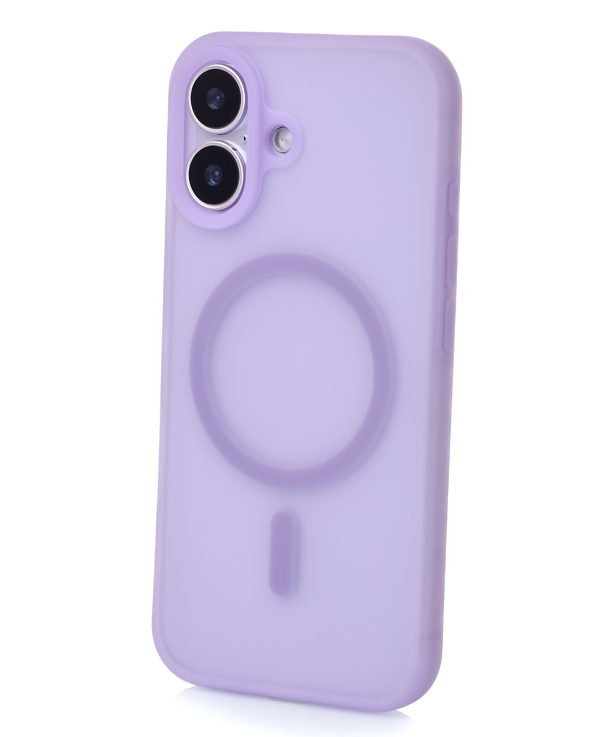 Силиконовый чехол SOFT MATT с поддержкой MagSafe для iPhone 17 pale purple