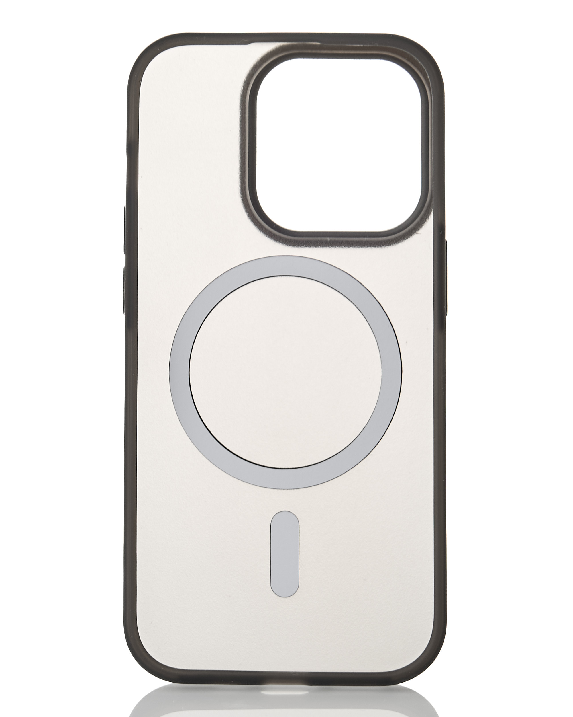 Силиконовый чехол SOFT MATT с поддержкой MagSafe для iPhone 14 Plus/15 Plus black