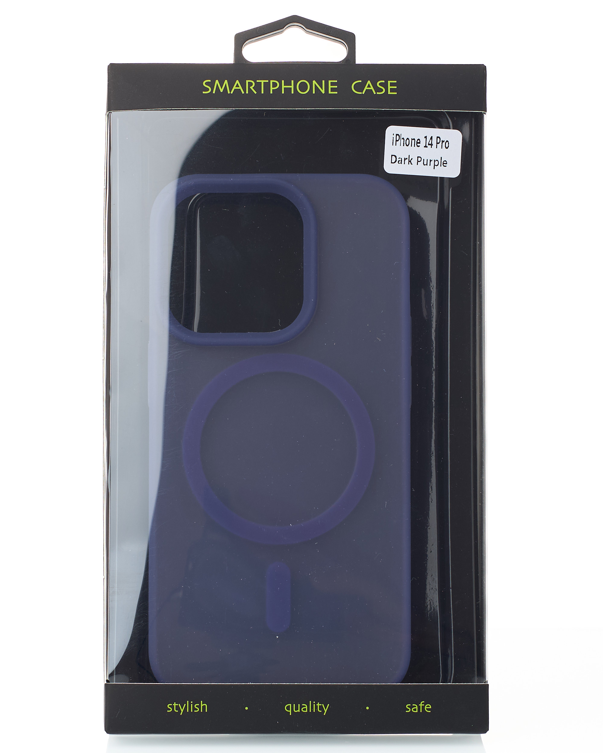 Силиконовый чехол SOFT MATT с поддержкой MagSafe для iPhone 14 Pro dark purple