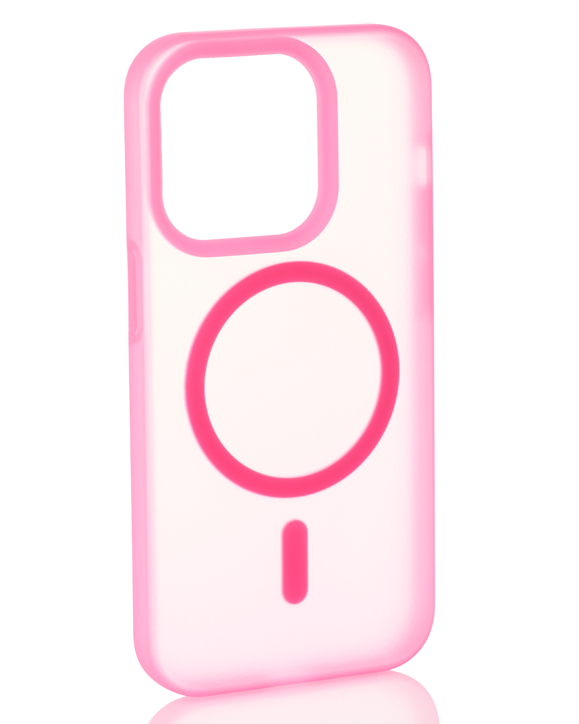 Силиконовый чехол SOFT MATT с поддержкой MagSafe для iPhone 13 Pro Max rose red