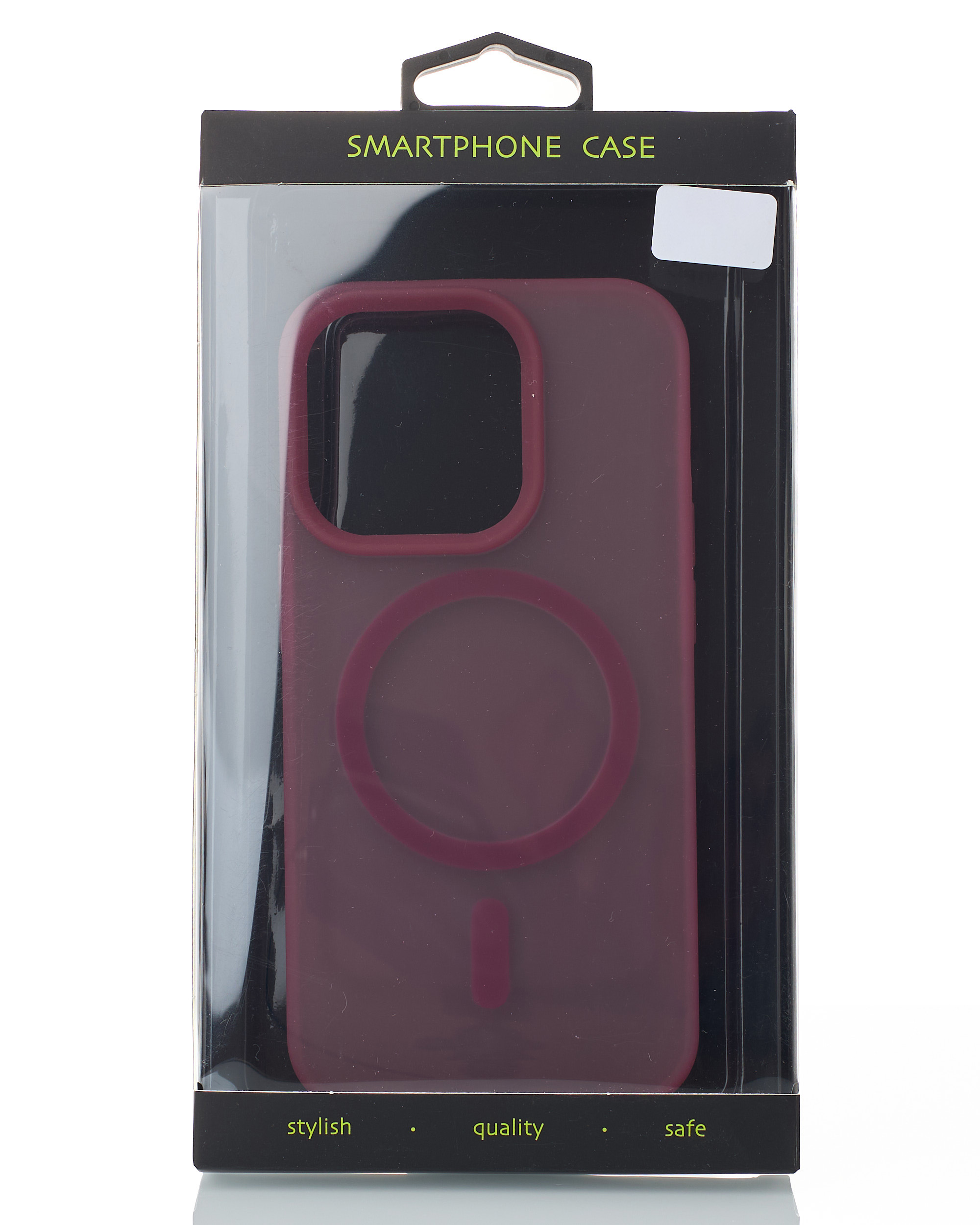 Силиконовый чехол SOFT MATT с поддержкой MagSafe для iPhone 12 Pro Max cherry red