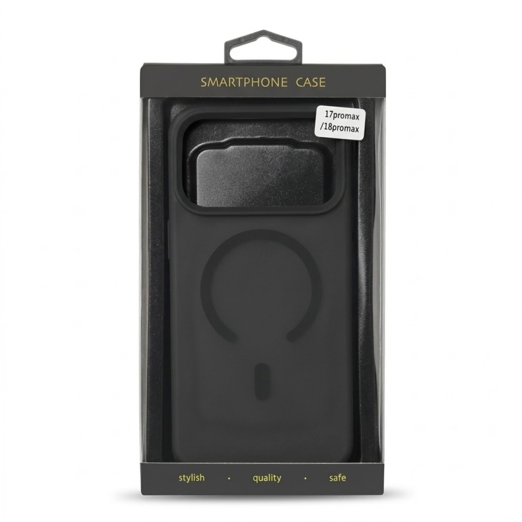 Силиконовый чехол SOFT MATTE с поддержкой MagSafe для iPhone 18 Pro Max black