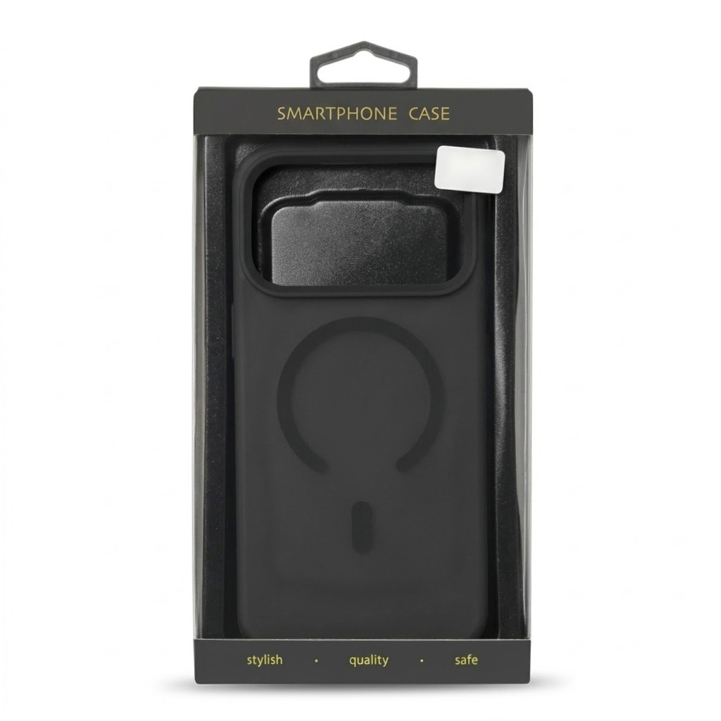 Силиконовый чехол SOFT MATTE с поддержкой MagSafe для iPhone 18 Pro black