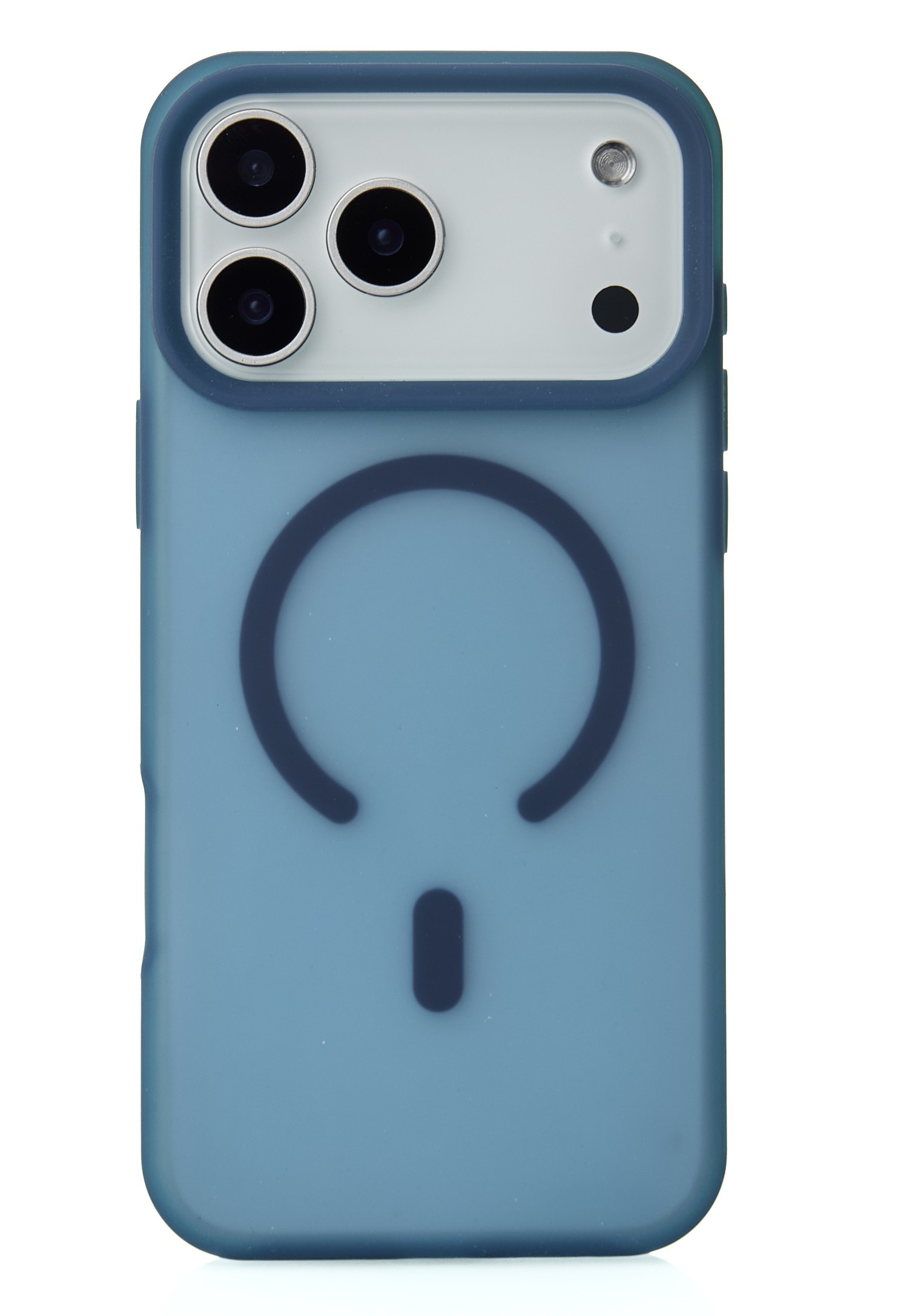 Силиконовый чехол SOFT MATTE с поддержкой MagSafe для iPhone 18 Pro Max dark blue