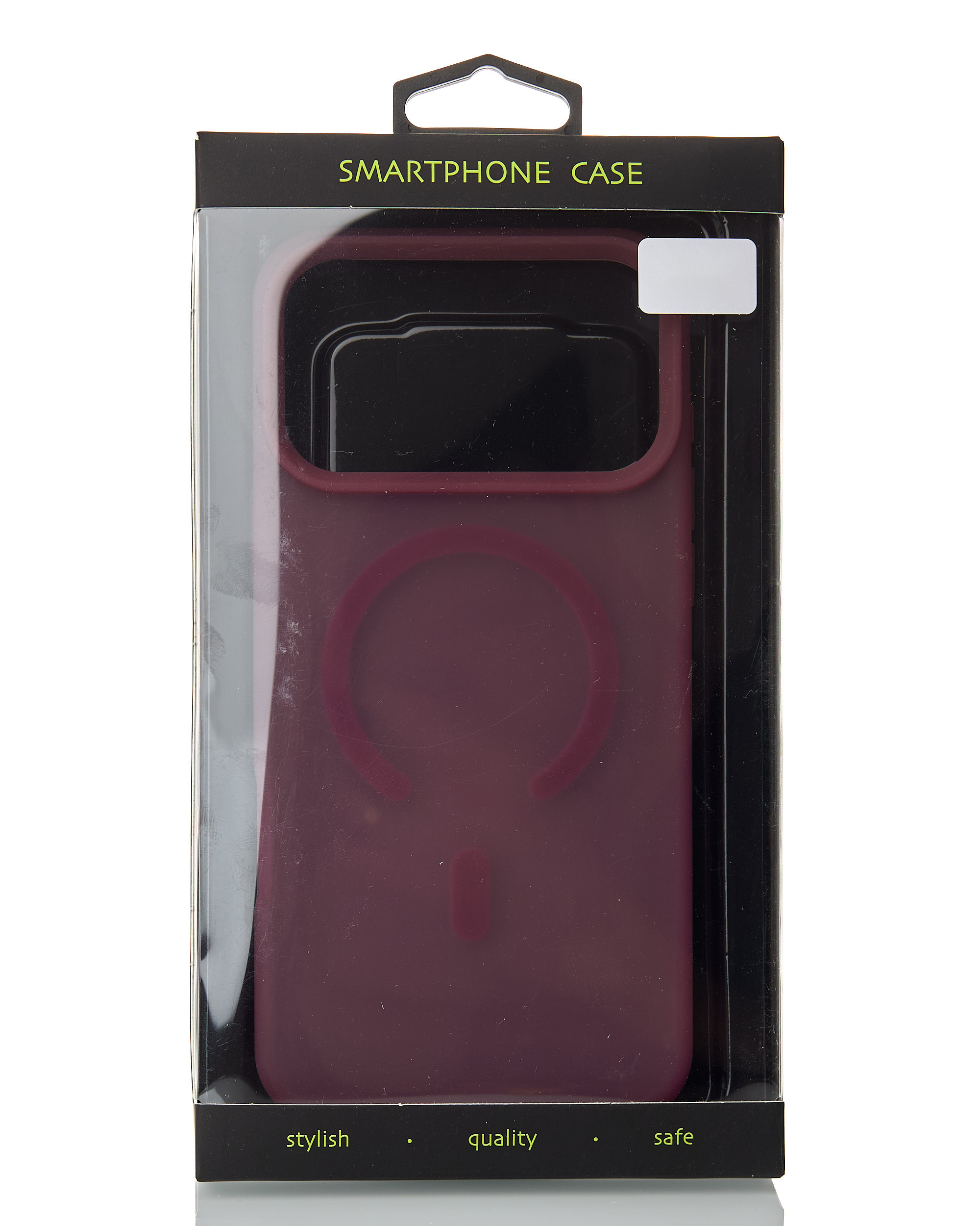 Силиконовый чехол SOFT MATTE с поддержкой MagSafe для iPhone 18 Pro Max cherry red