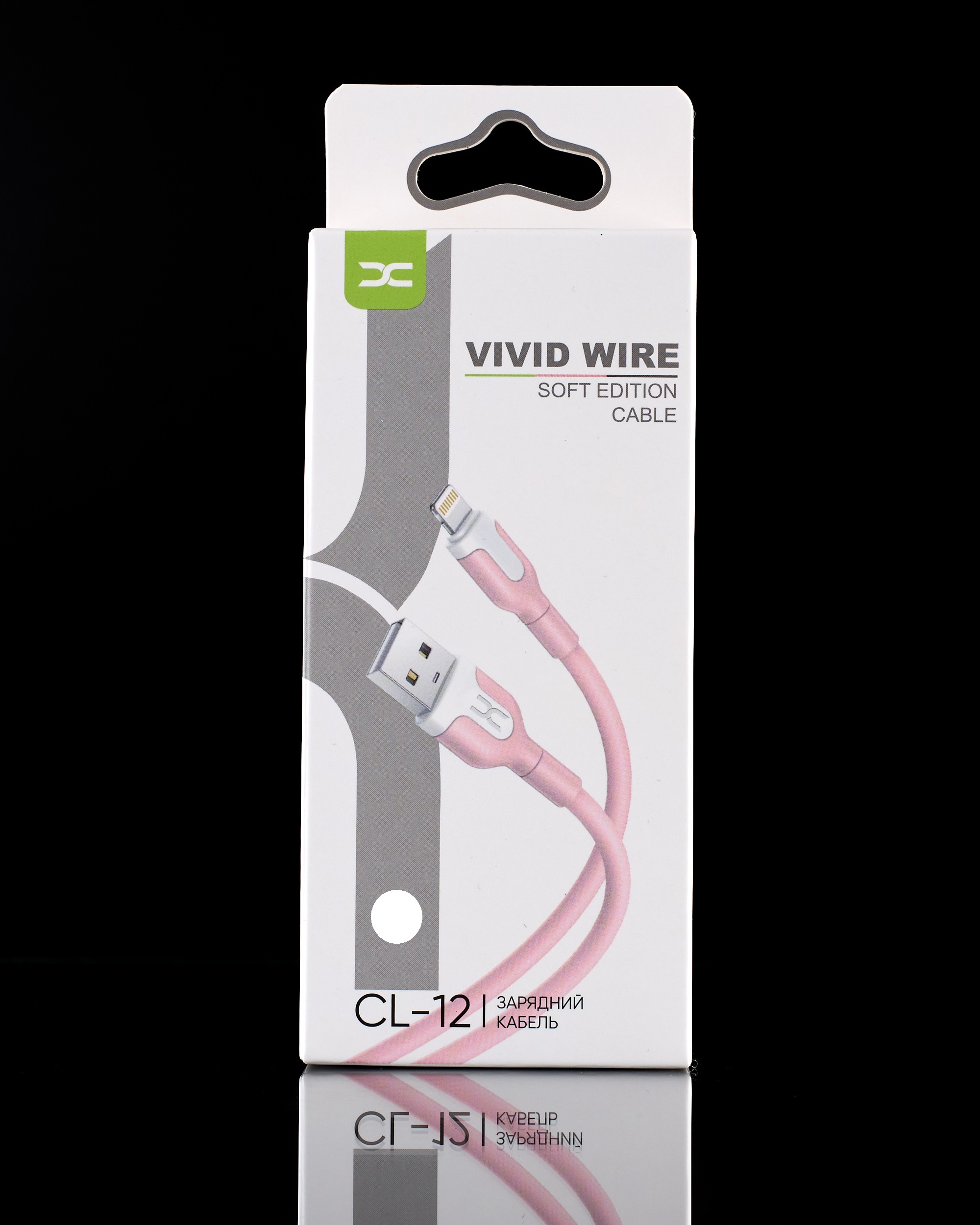 USB cable DC Lightning (CL-12) 2.1A белый