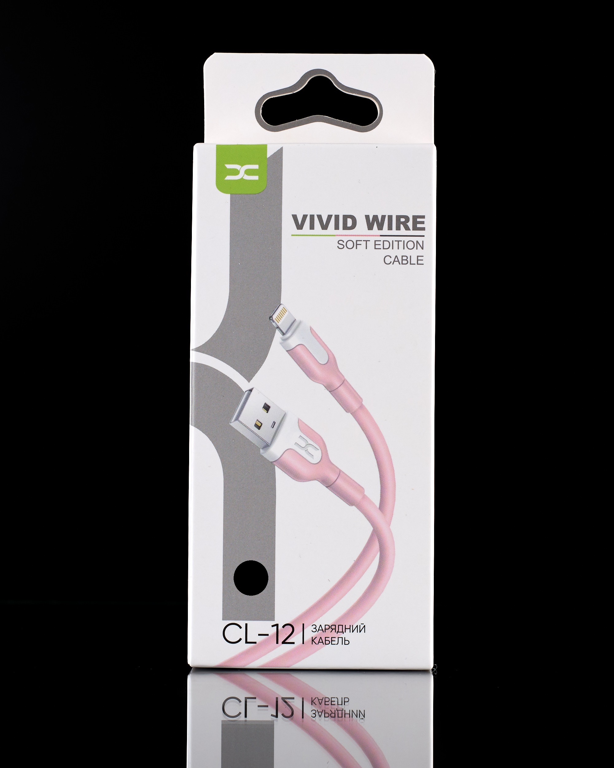 USB cable DC Lightning (CL-12) 2.1A черный