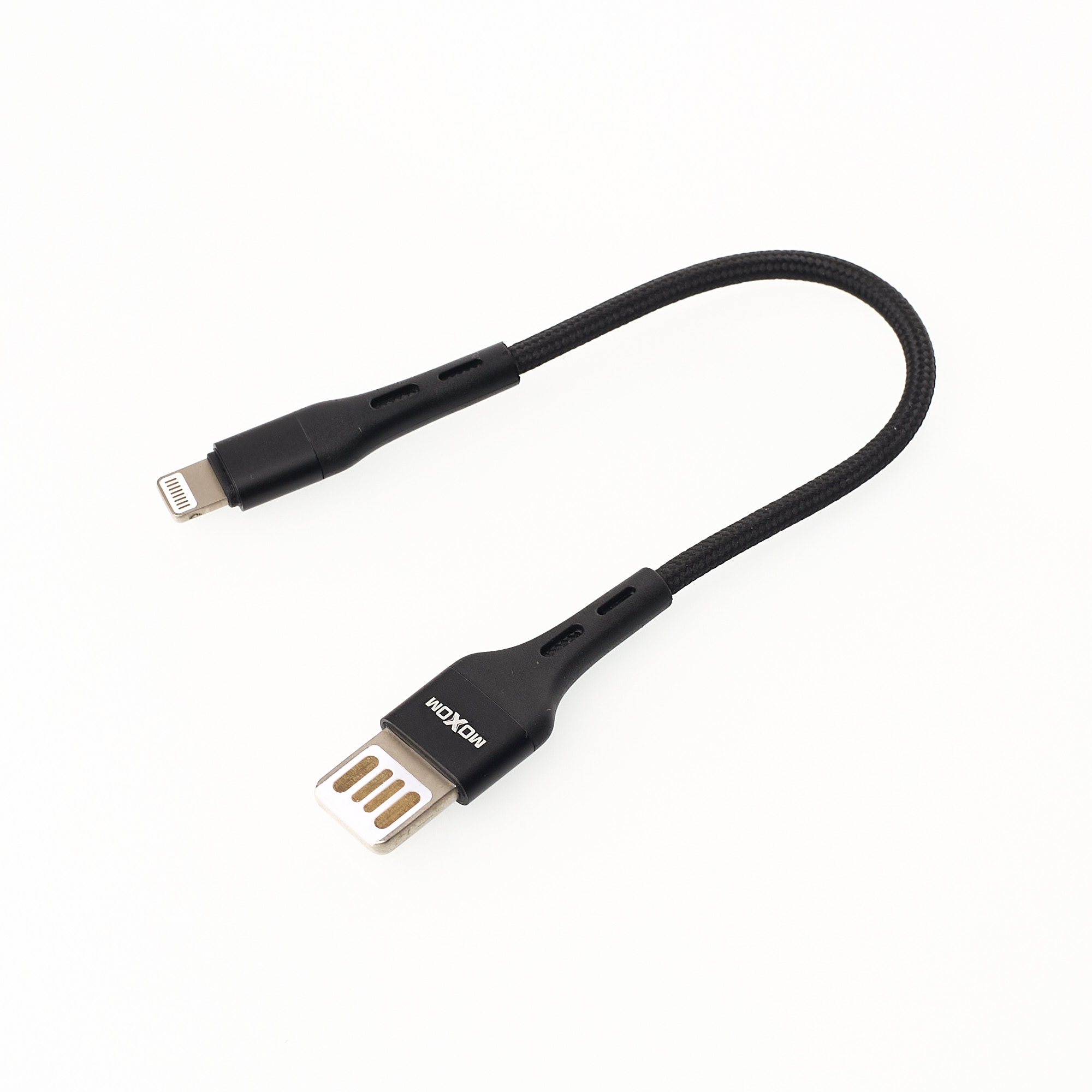 USB cable MOXOM Lightning (MX-CB07) 20cm черный