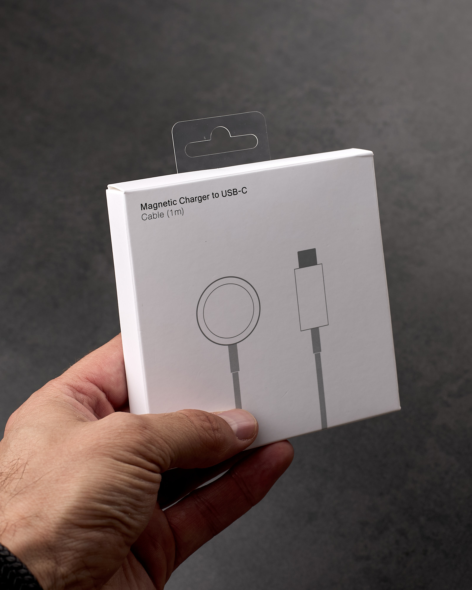 USB-С кабель для Apple Watch Magnetic (1:1) 1m белый