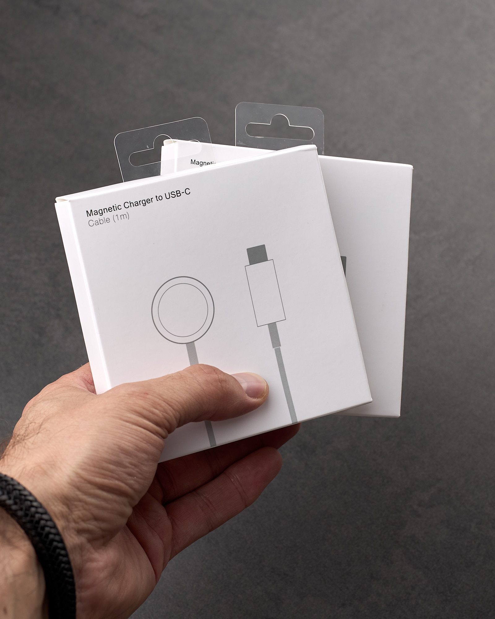 USB-С кабель для Apple Watch Magnetic (1:1) 1m белый