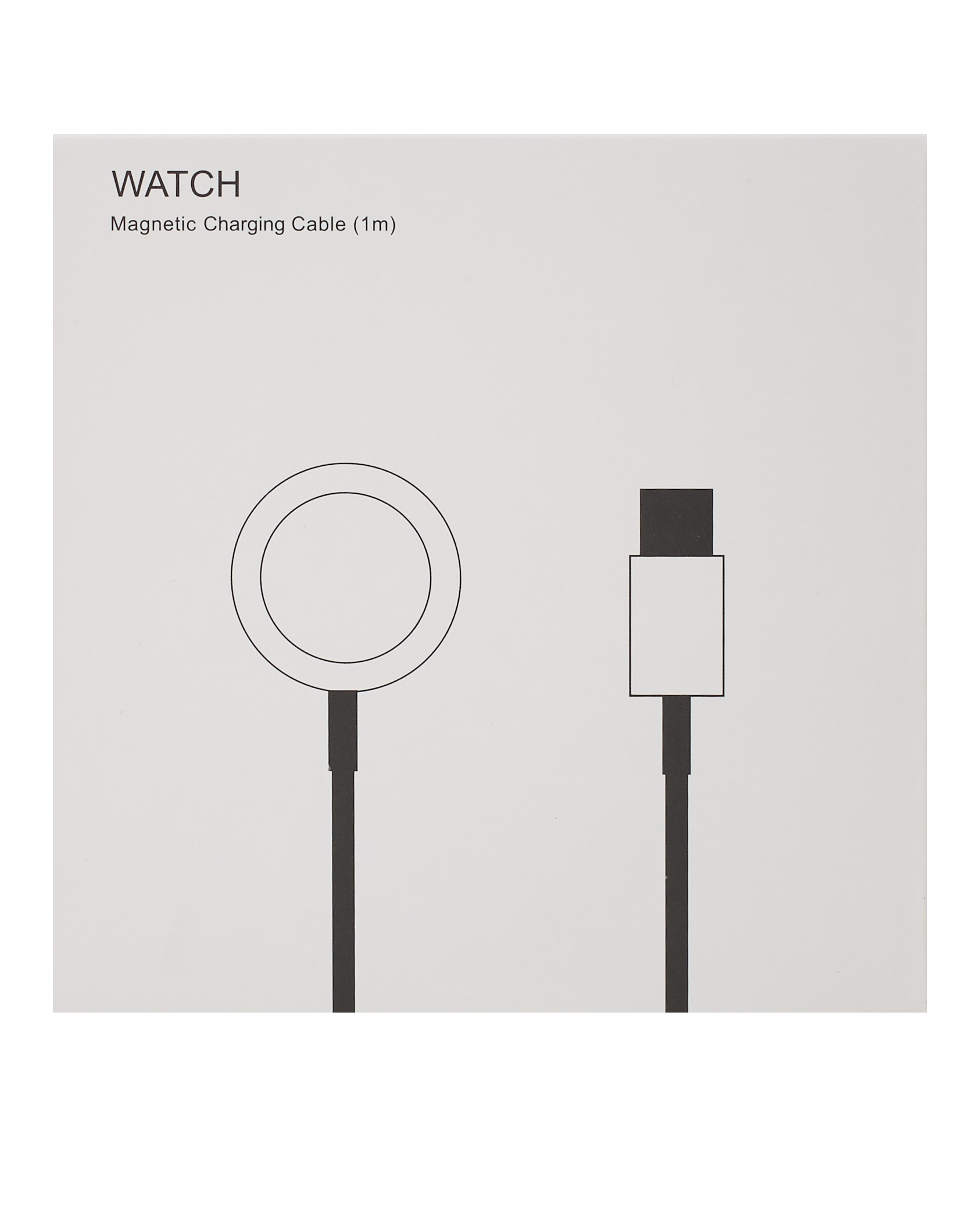 USB-С кабель для Apple Watch Magnetic 1m белый