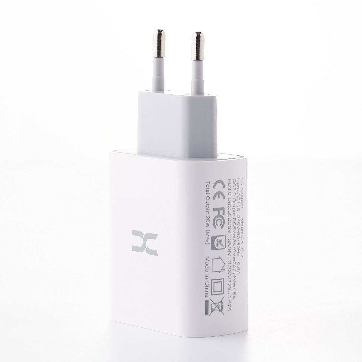 (уценка) СЗУ DC блок (1 PD / 20W Fast Charger + 1 QC3.0) (CA-F17) белый