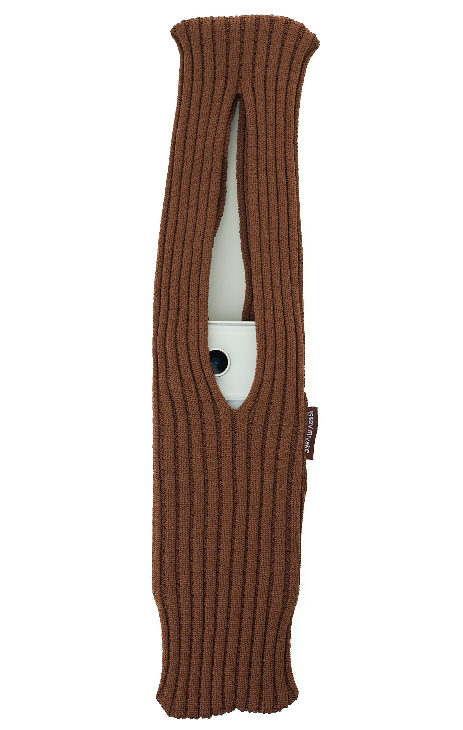 Вязаная сумка Pleated Pocket для iPhone (40 см) cinnamon