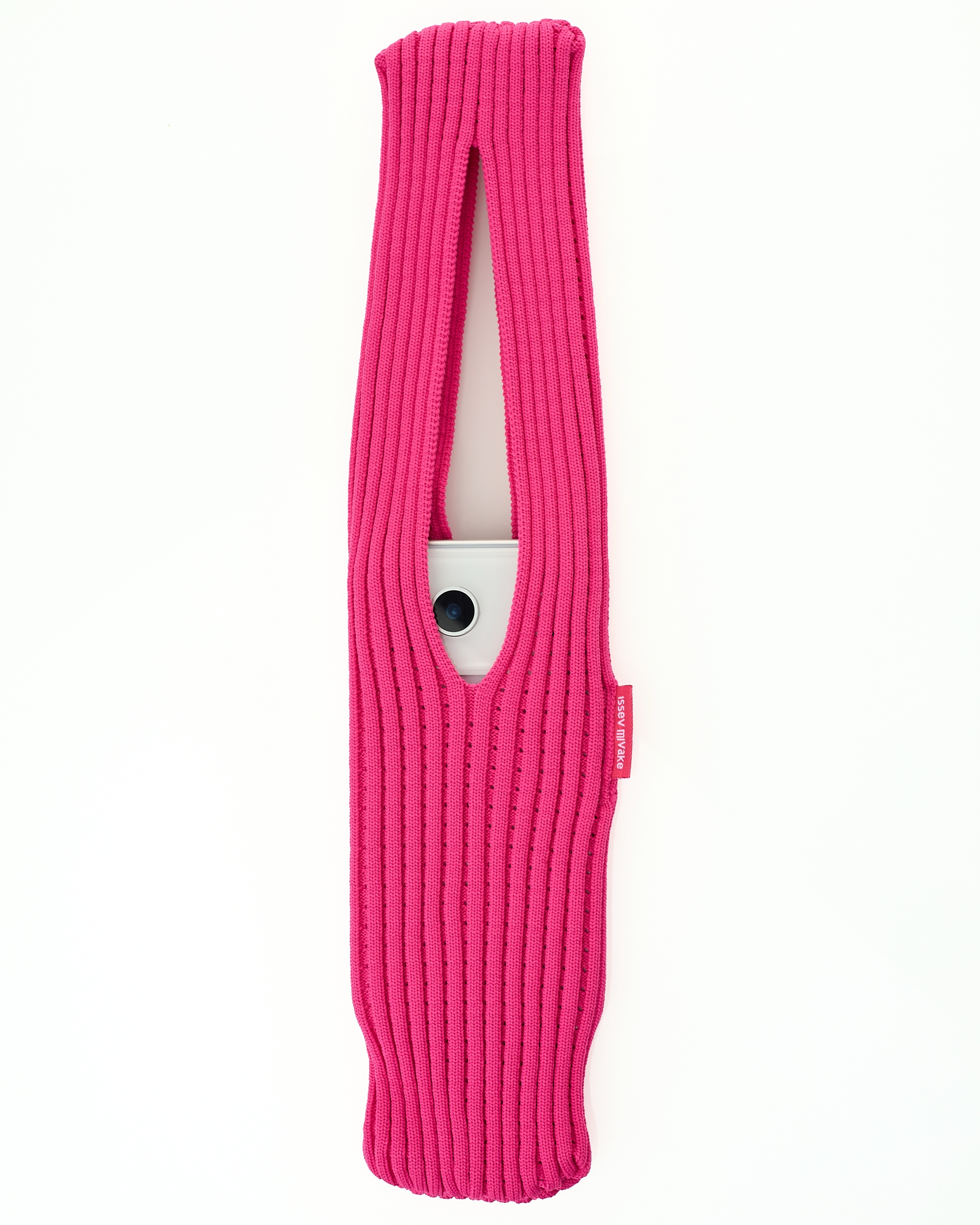 Вязаная сумка Pleated Pocket для iPhone (40 см) pink